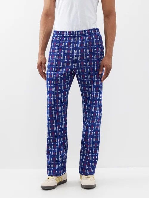 Needles !DS! DS23 Needles "Arrows" Butterfly Logo Blue Track Pants Size US 32 / EU 48 - 7 Thumbnail