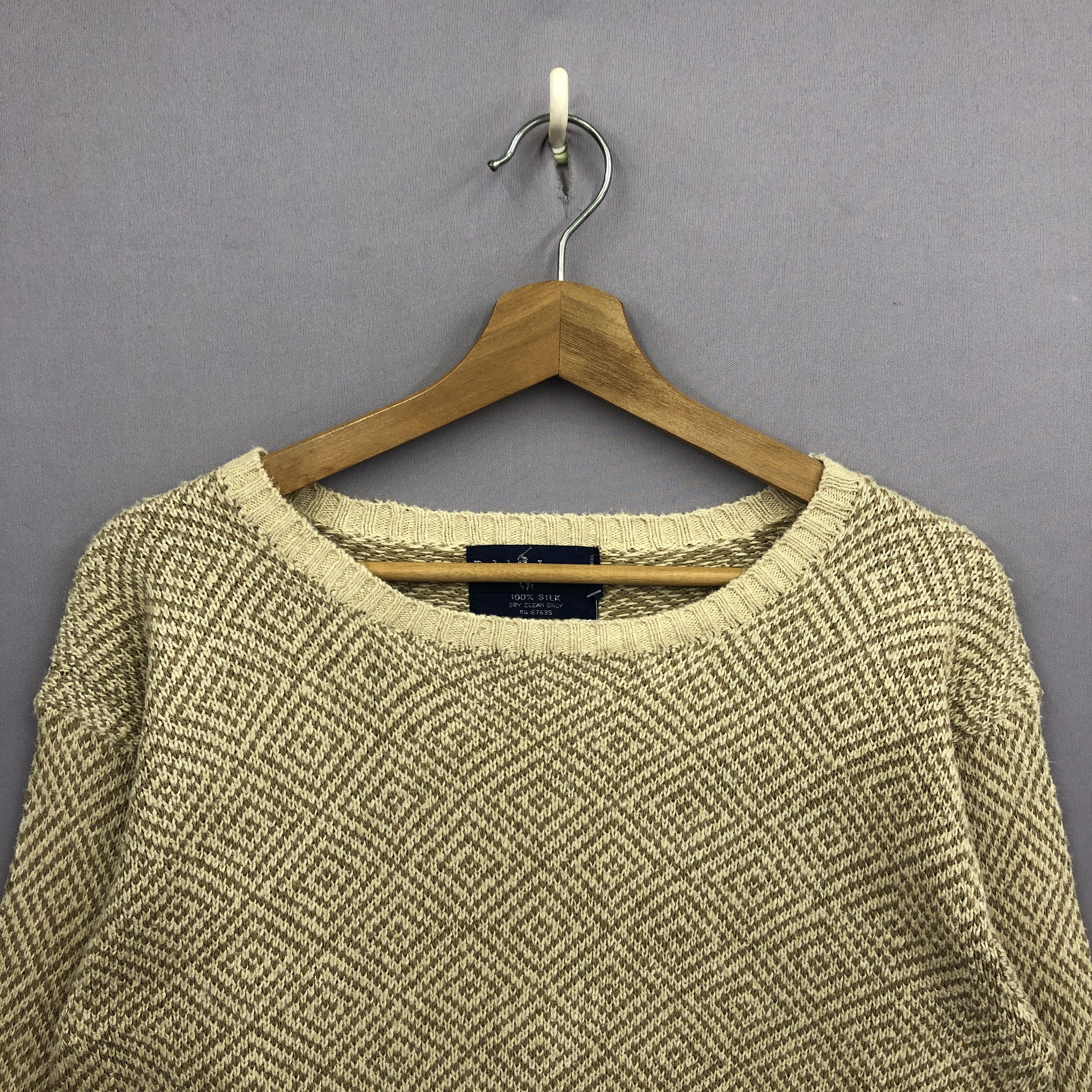 Homespun Knitwear × Polo Ralph Lauren × Vintage Vintage Polo Ralph Lauren SILK Knitwear Sweater Sweatshirt Size US S / EU 44-46 / 1 - 4 Thumbnail
