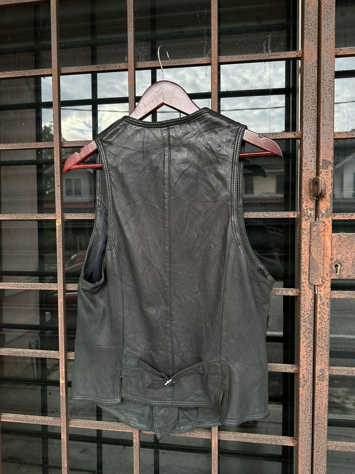 Neil Barrett Neil Barrett Leather Vests Size US M / EU 48-50 / 2 - 6 Thumbnail
