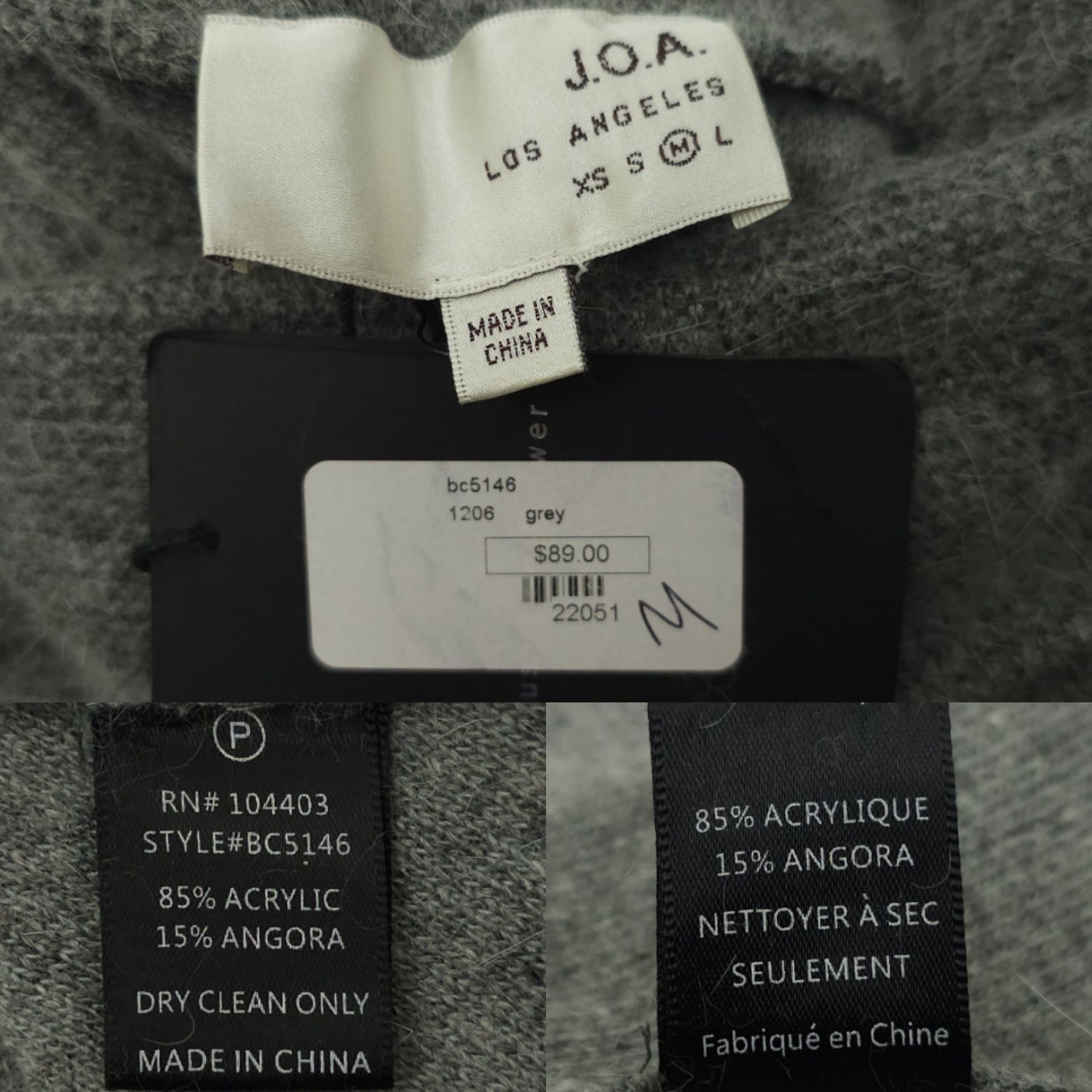 Other J.O.A. Sleeveless Turtleneck Knit Dress M Swing Mini Minimal Size M / US 6-8 / IT 42-44 - 8 Thumbnail