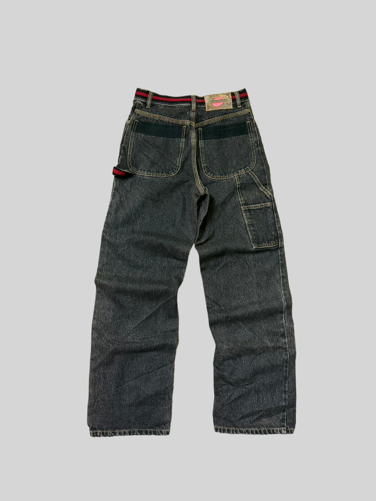 Japanese Brand NAF NAF BAGGY CARPENTER JNCO STYLE DENIM Size US 27 - 1 Thumbnail