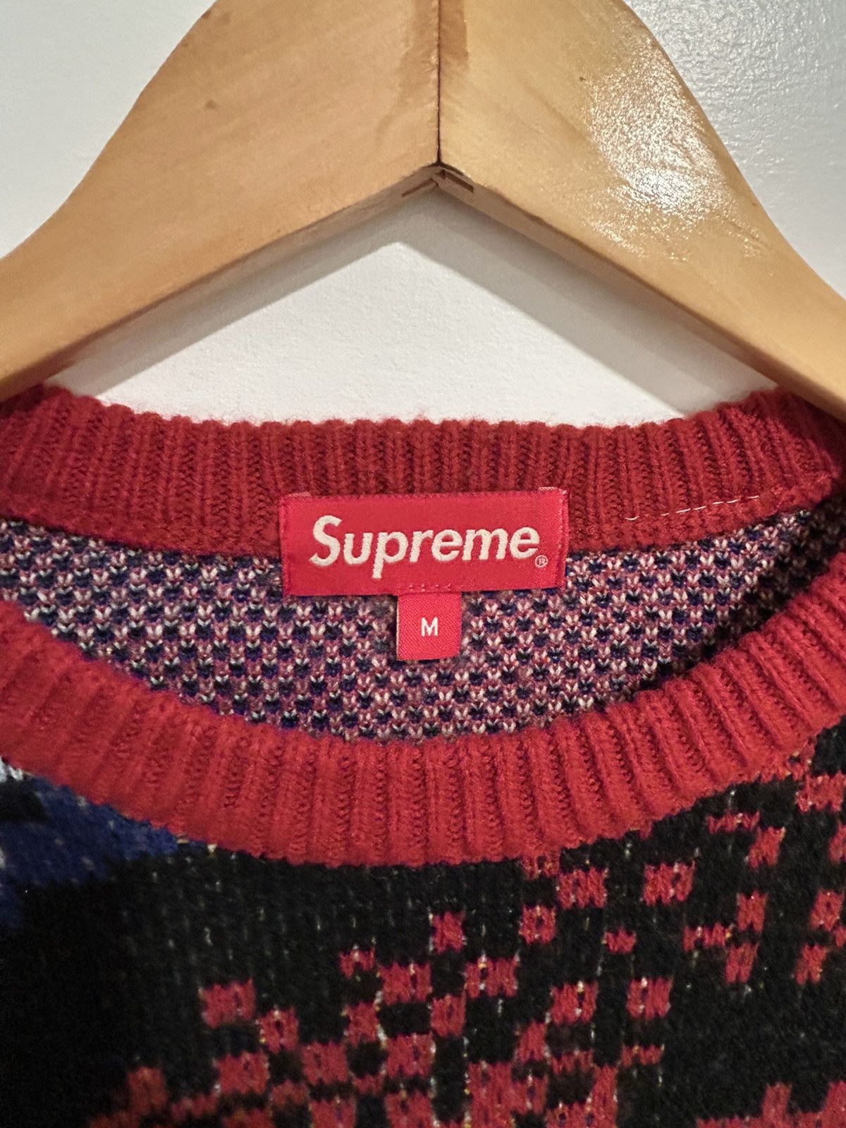 Supreme Supreme Digital Flag Sweater Size US M / EU 48-50 / 2 - 3 Thumbnail