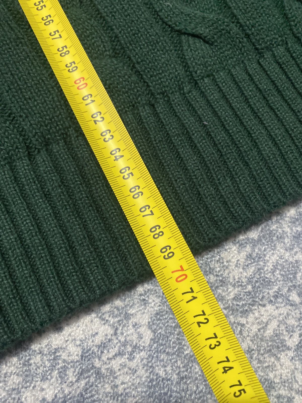 Polo Ralph Lauren Dark green cabel half zip ralph lauren kniwear Size US XL / EU 56 / 4 - 9 Thumbnail