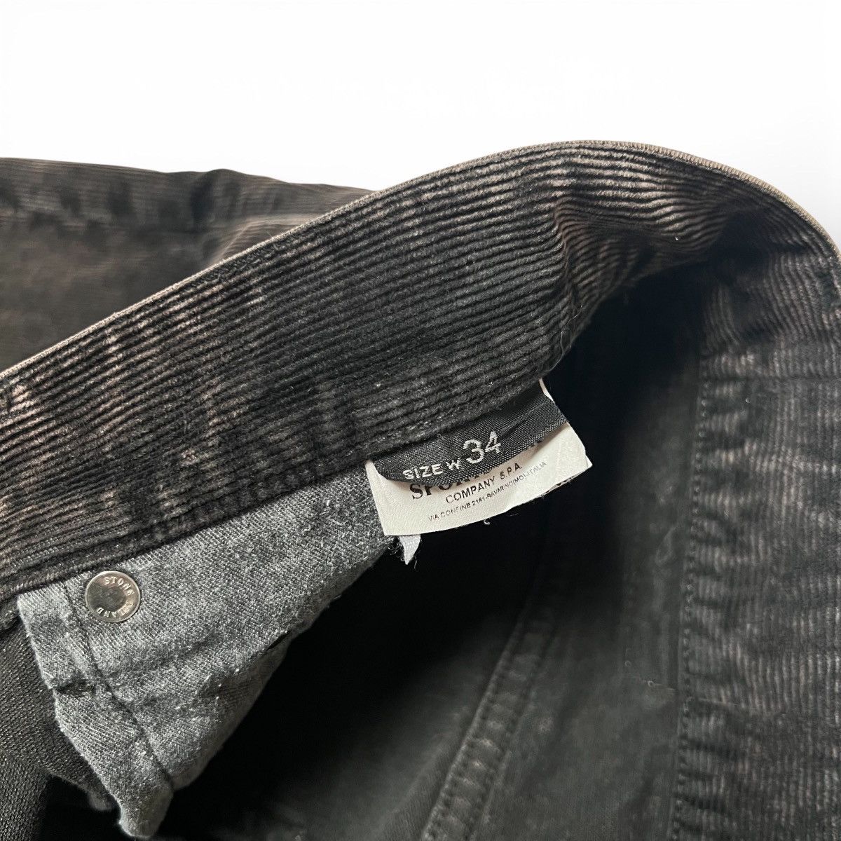 Stone Island Stone Island Garment Dyed vintage washed corduroy pants Size US 34 / EU 50 - 6 Thumbnail