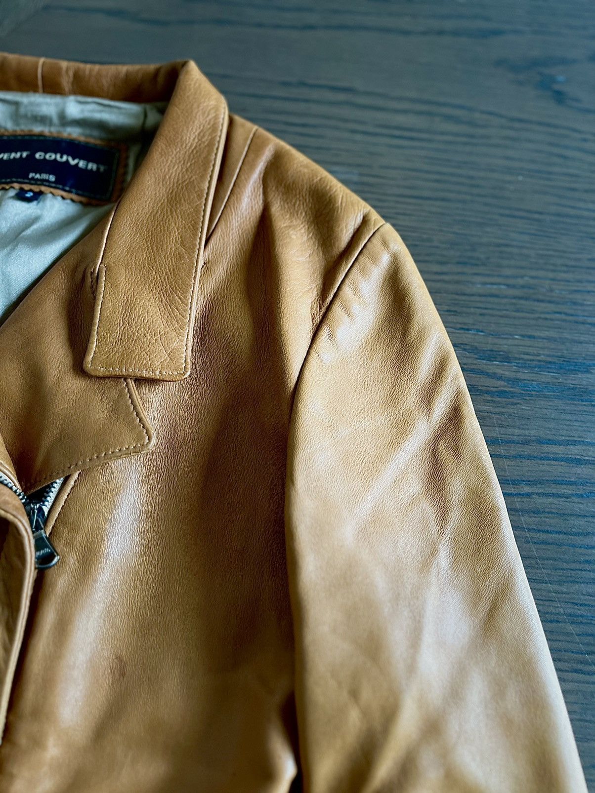 Other 90s Vintage Leather Jacket Size M / US 6-8 / IT 42-44 - 5 Thumbnail