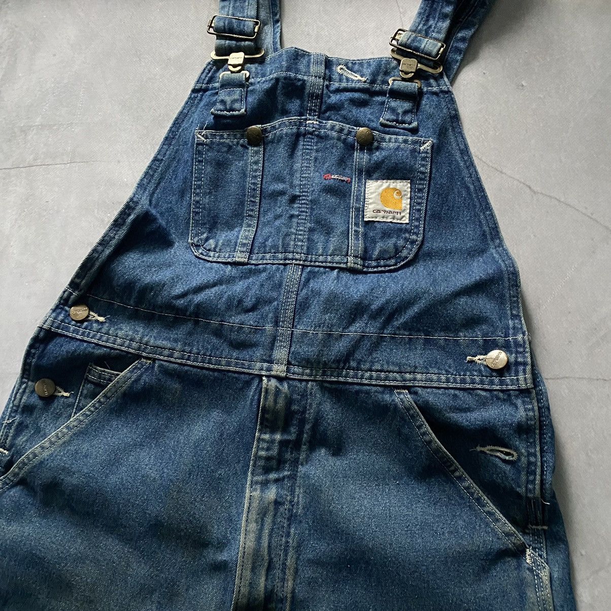 Carhartt × Vintage Grail Vintage Carhartt Faded Painted Overall Y2K Size US 30 / EU 46 - 10 Thumbnail