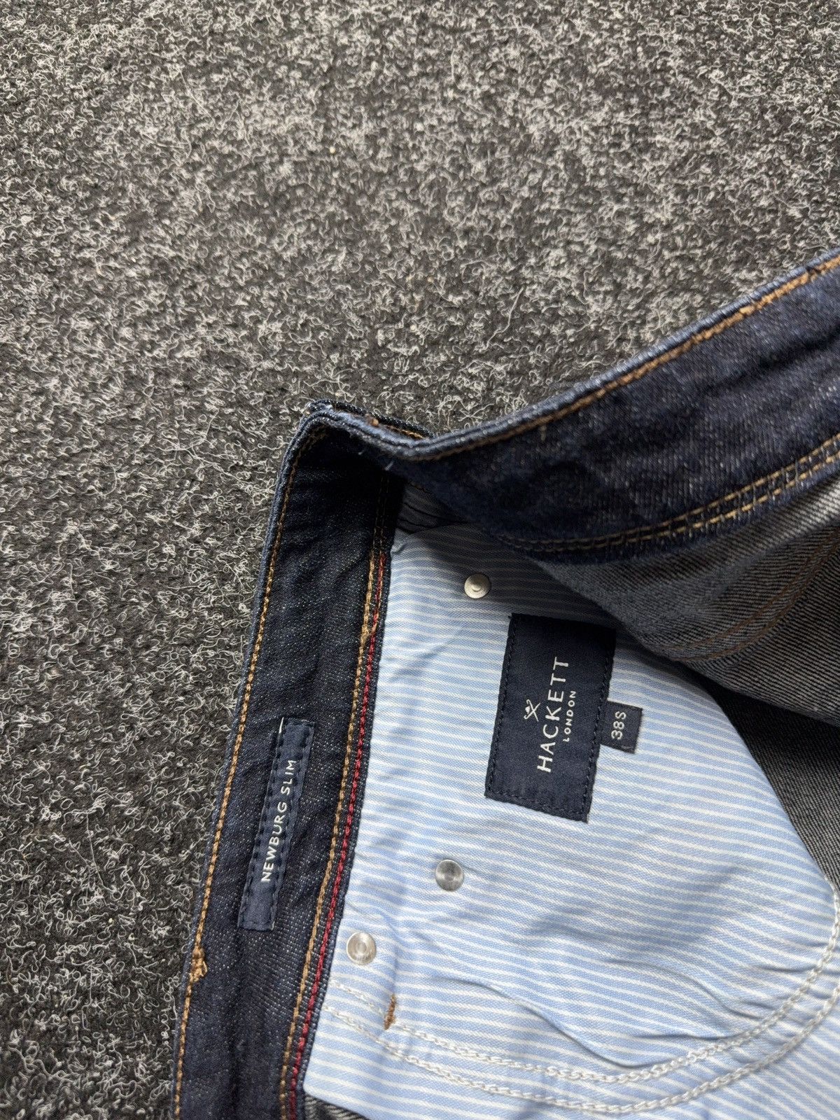 Hackett Luxury Hackett London Newbury Slim Denim Jeans Dark Blue 38S Size US 36 / EU 52 - 11 Thumbnail