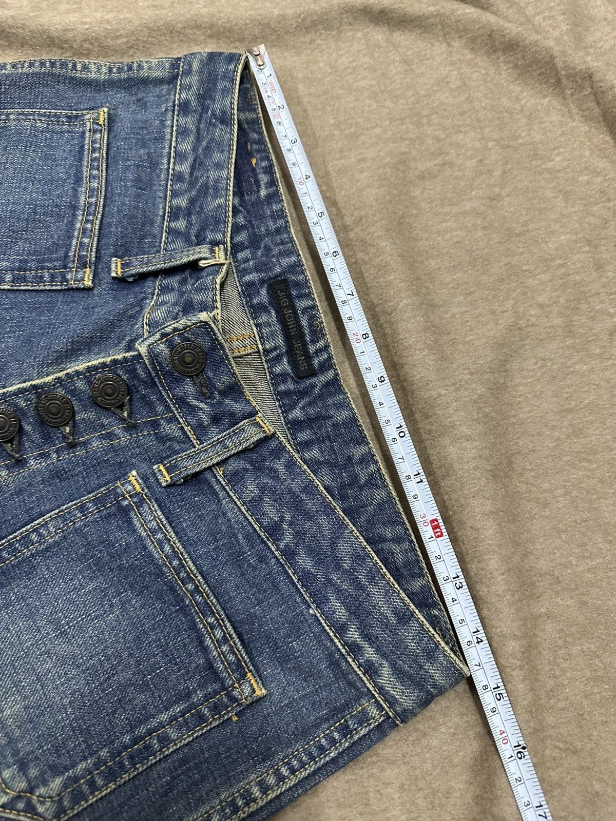 Big John × Japanese Brand × Vintage Vintage Big John Flare Bell Bottom Jean (Scovil Button) Size US 29 - 17 Thumbnail