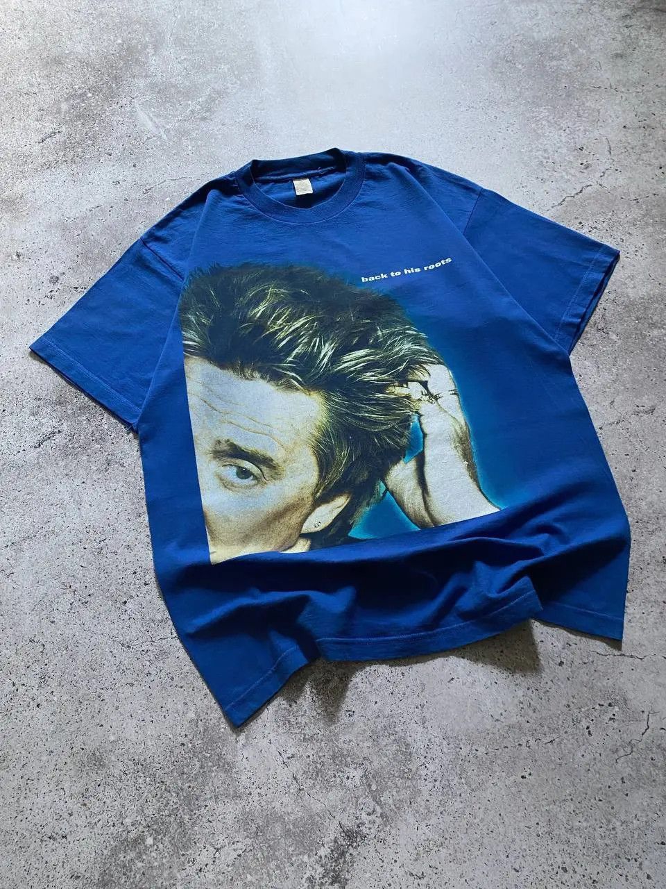 Other VINTAGE 90s ROD STEWART BACK TO HIS ROOTS T SHIRT RARE Size US XL / EU 56 / 4 - 3 Thumbnail
