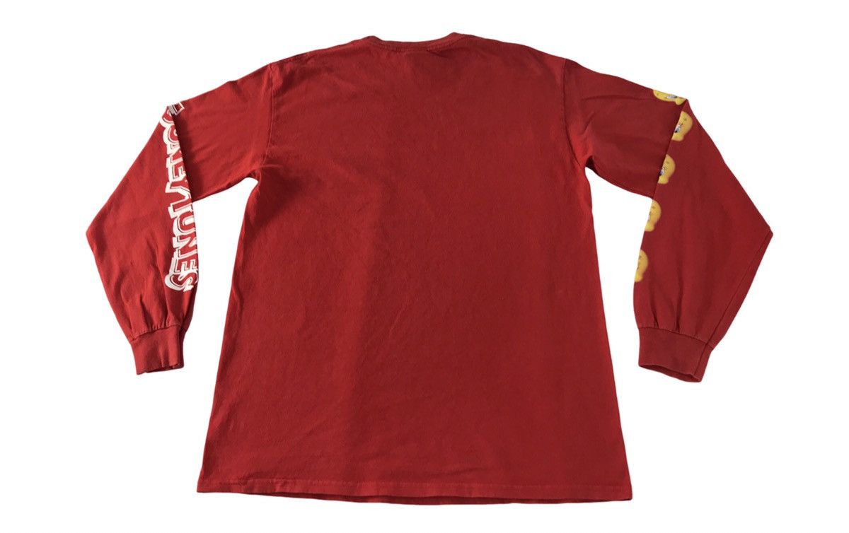 Japanese Brand X-Girl X Looney Tunes Tweety Spell Out Side Tape Sleeve Tee Size US M / EU 48-50 / 2 - 2 Thumbnail
