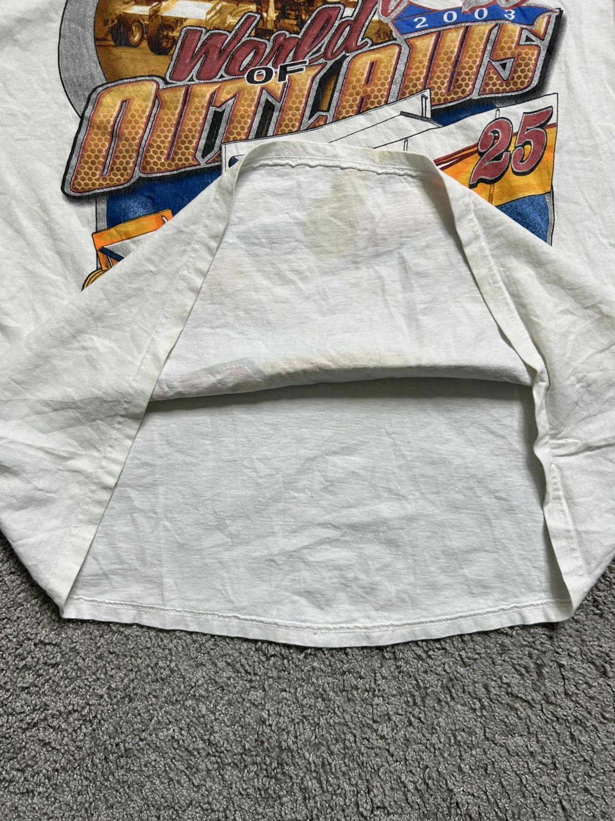 Vintage Vintage Y2K Racing World of Outlaws Tee O’Reilly Hanes Size US L / EU 52-54 / 3 - 4 Thumbnail