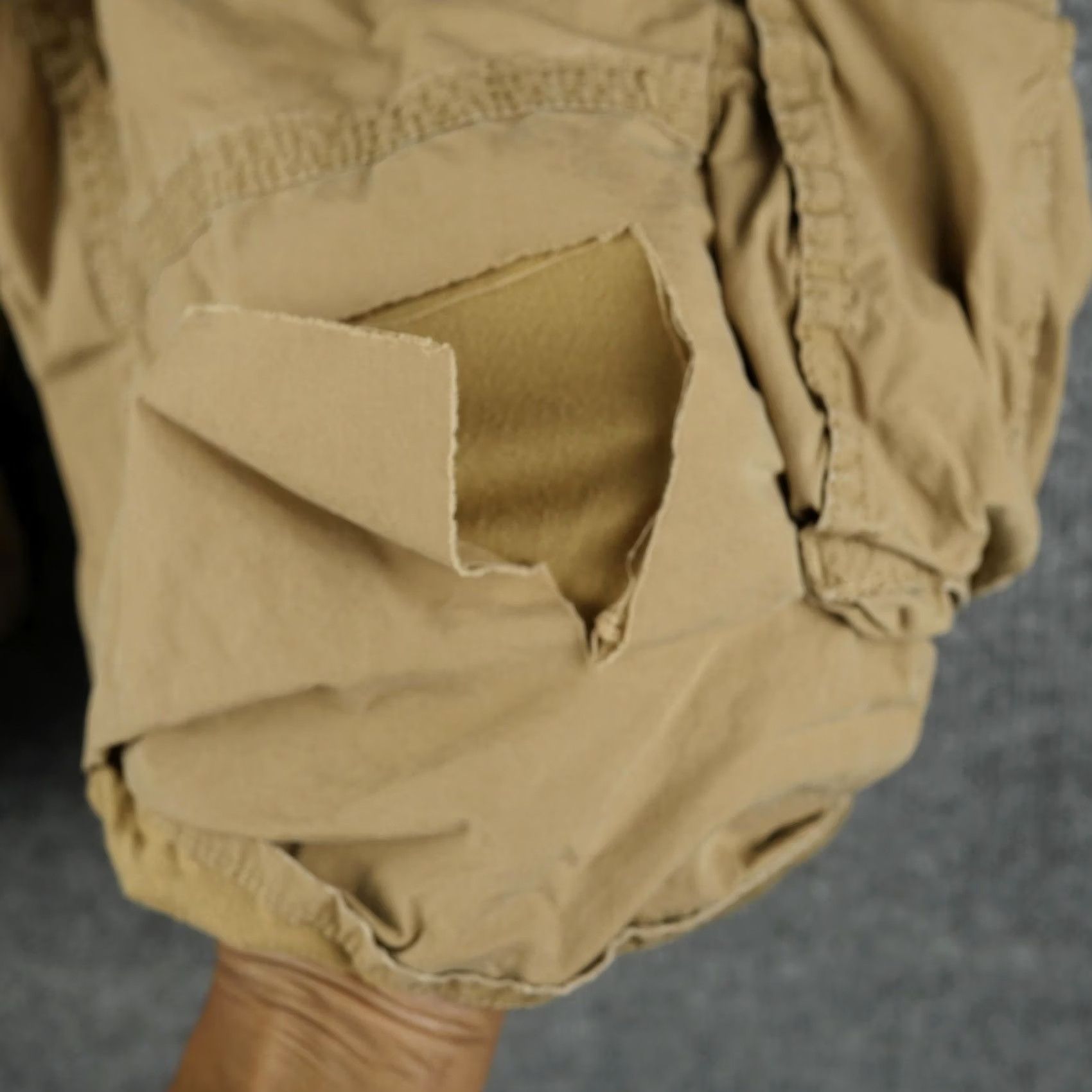 Ralph Lauren Ralph Lauren Mens Beige Cargo Shorts 36 Denim Supply Paratrooper Baggy Flaw Size US 36 / EU 52 - 2 Thumbnail