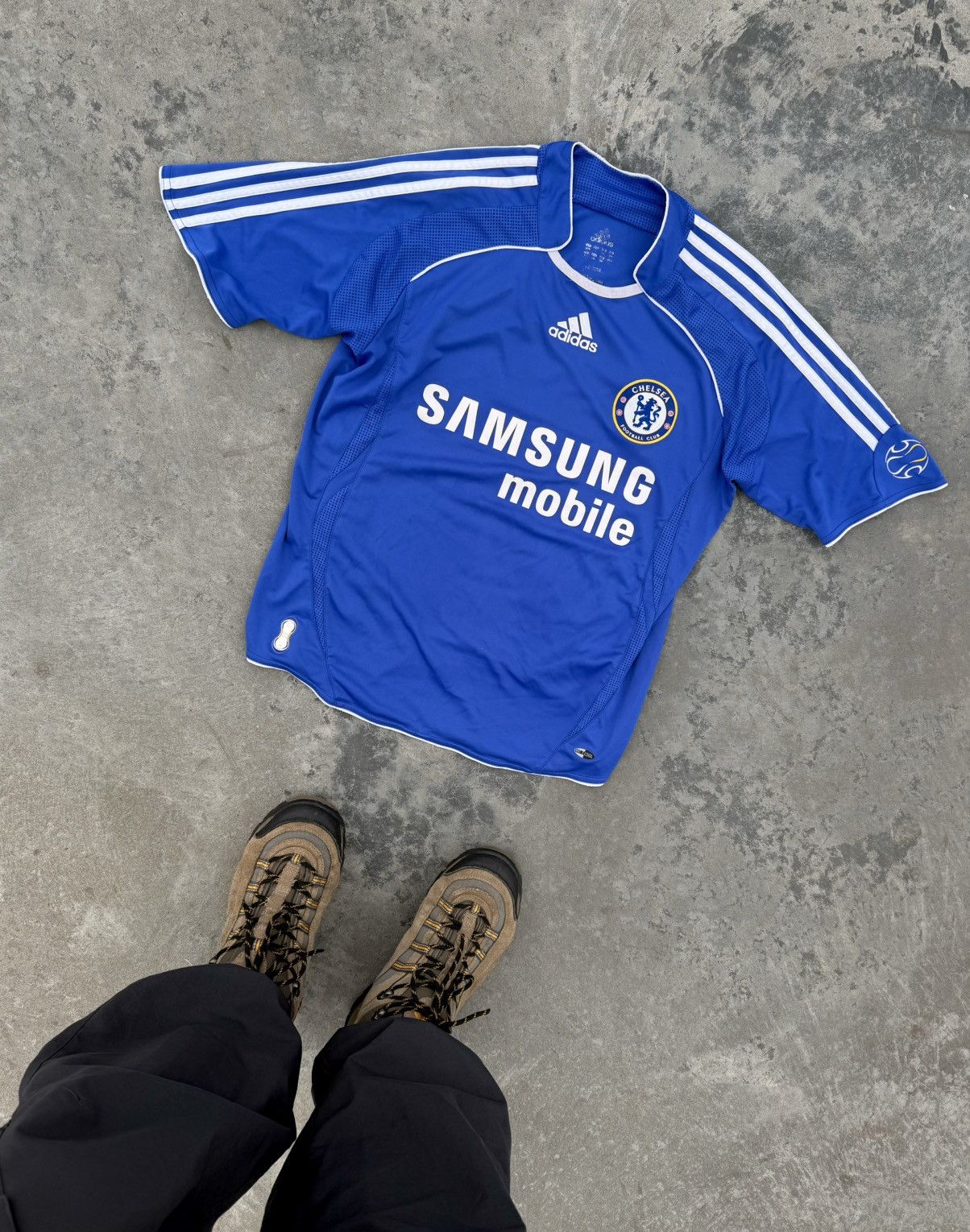 Adidas Vintage 2007 Chelsea Home Soccer Y2k Blokecore Jersey Size US S / EU 44-46 / 1 - 1 Thumbnail