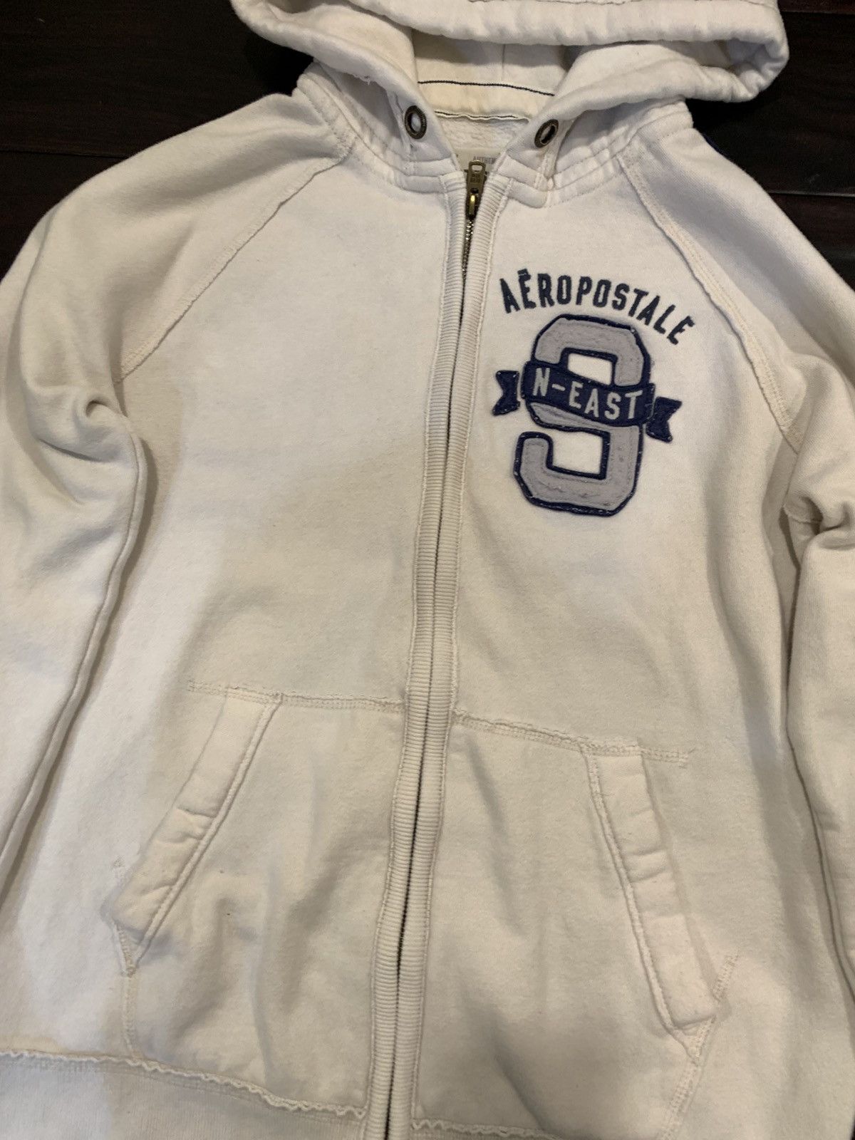 Aeropostale early 2000”s aeropostale blue striped hoodie Size US L / EU 52-54 / 3 - 3 Thumbnail