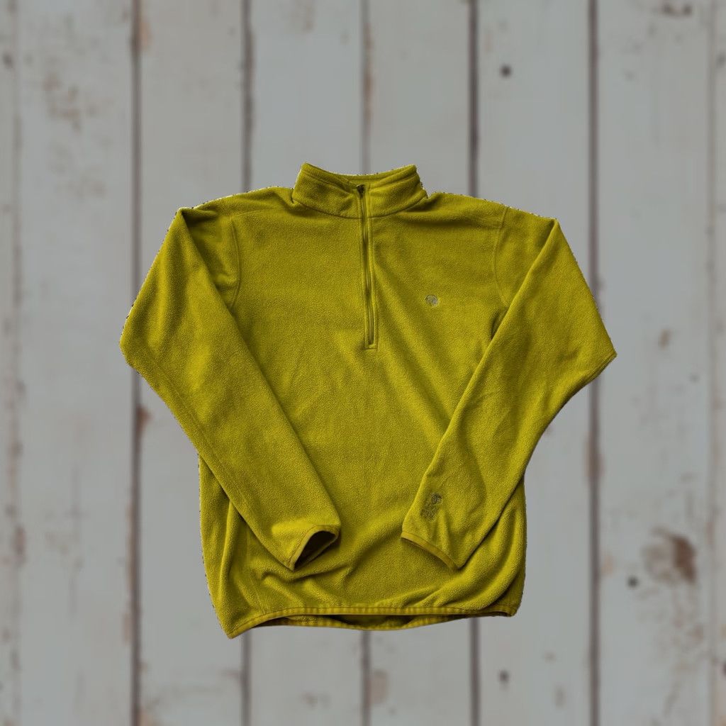 Mountain Hardwear Mountain Hardwear Green Mens MircoFleece 1/4 Zip Sweatshirt Jacket Size Medium Size US M / EU 48-50 / 2 - 1 Thumbnail