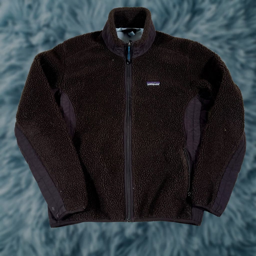 Patagonia VINTAGE Patagonia Synchilla Retro-X Jacket Womens Medium Espresso Brown Fleece Size M / US 6-8 / IT 42-44 - 1 Thumbnail