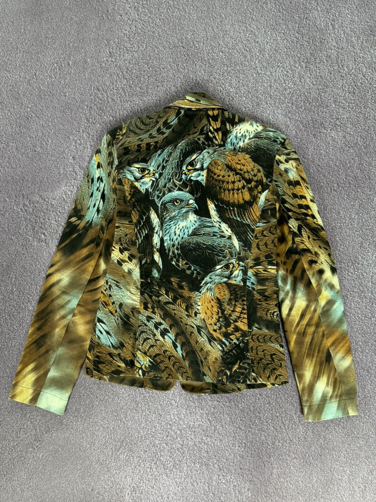 Hysteric Glamour 00s Aesthetic Coloured Overprint Y2K Zip-Up Jakcet Size M / US 6-8 / IT 42-44 - 2 Thumbnail