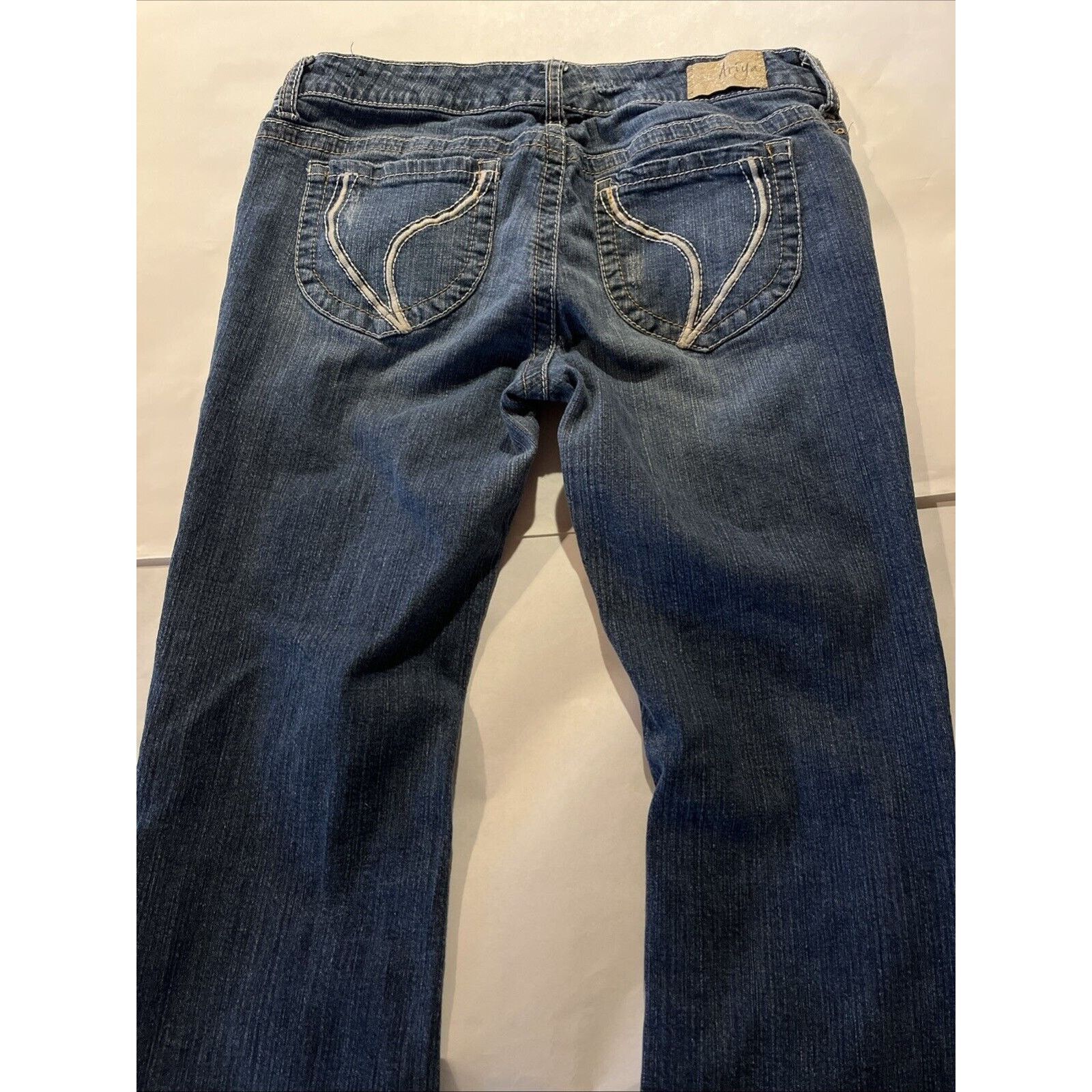 Other Ariya Jeans Women’s 11 / 12 Blue Denim 29x27 Distressed Size 29" - 11 Thumbnail
