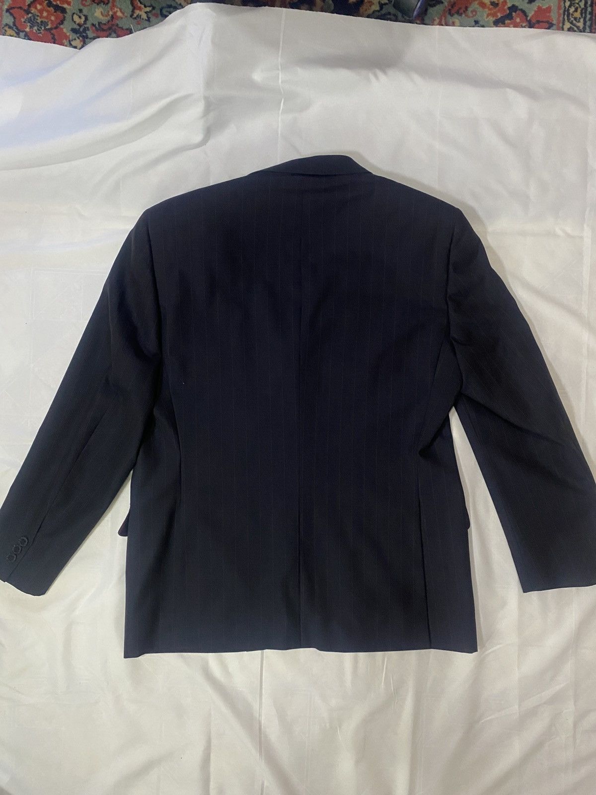 Ermenegildo Zegna Ermenegildo Zegna Soft 100% Wool Pinstripe Blazer Jacket M/L Size 52R - 5 Thumbnail
