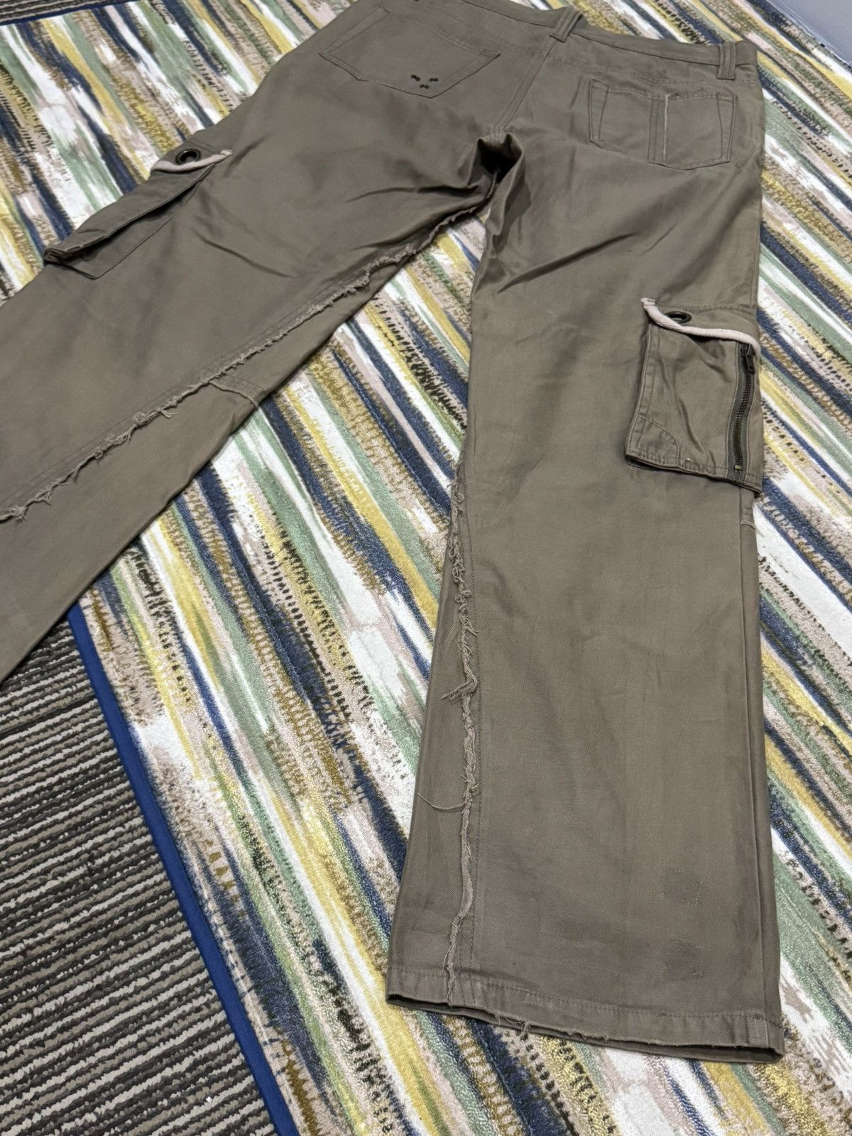 Japanese Brand × Seditionaries Clonedevgru Japanese Brand Cargo Plaid Loose Pants Size US 32 / EU 48 - 8 Thumbnail