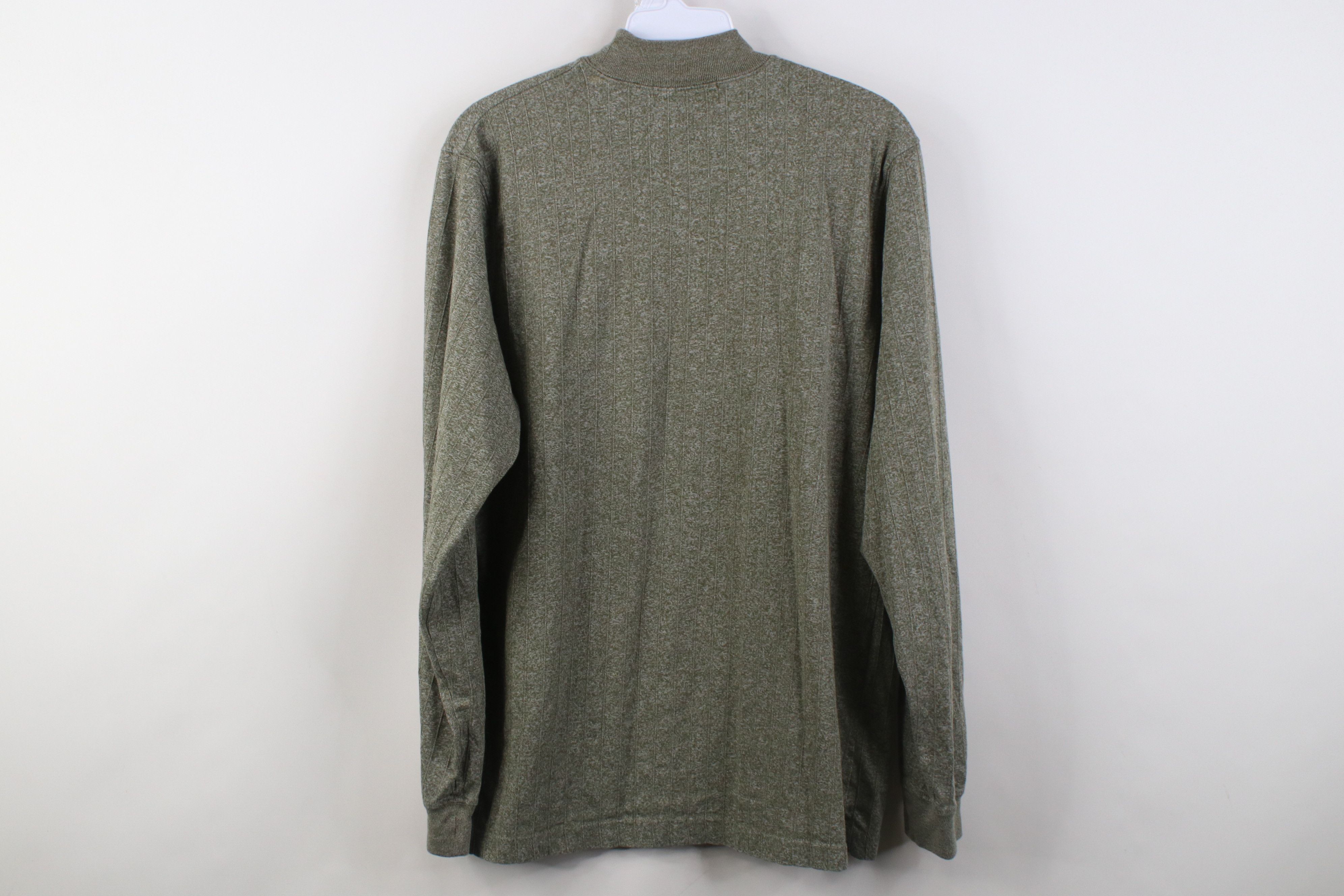 Other Vintage 90s Streetwear Knit Mock Neck Long Sleeve T-Shirt Size US M / EU 48-50 / 2 - 7 Thumbnail