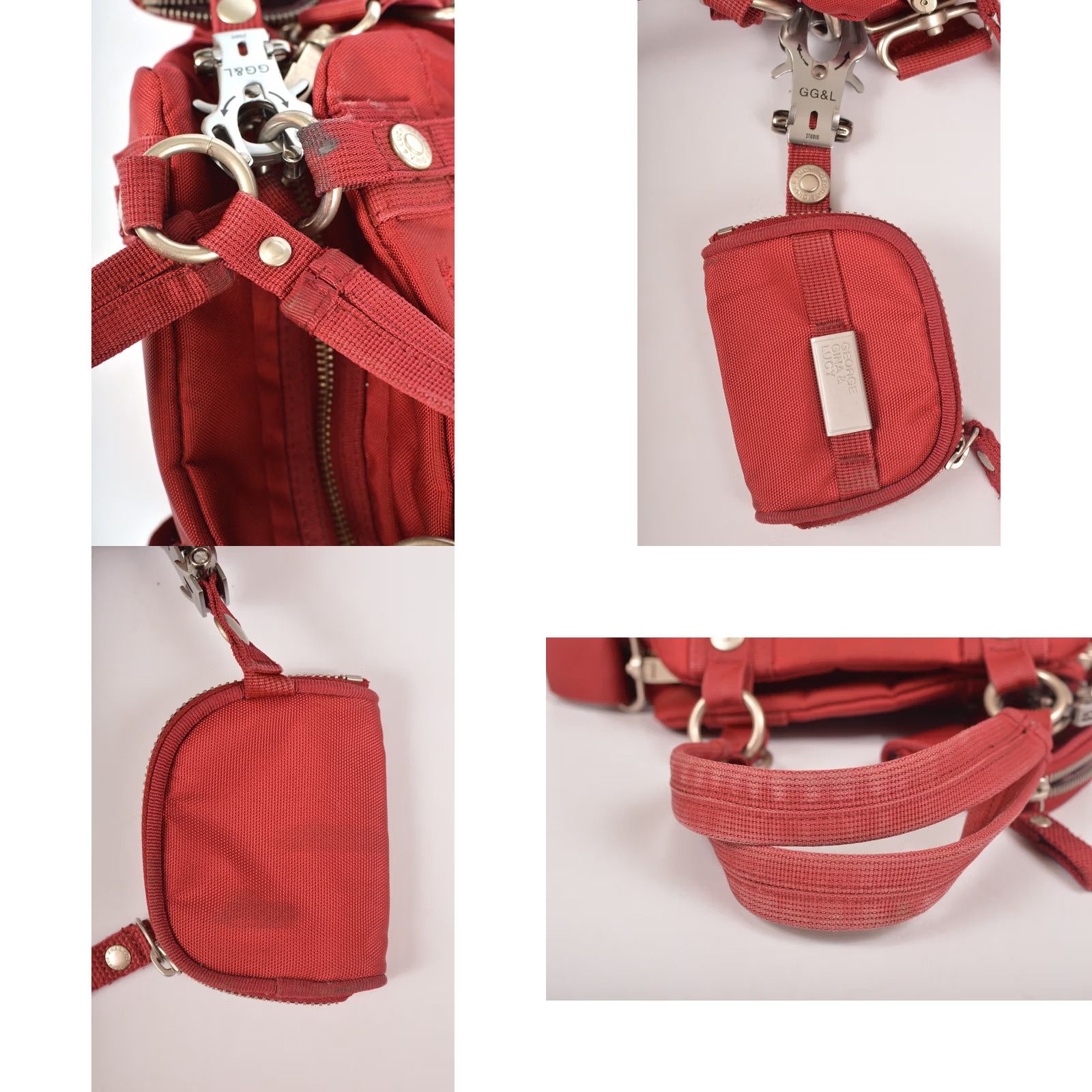 George Gina & Lucy VINTAGE George Gina & Lucy GG&L Bella Cinderella Red Shoulder Hand Bag Women Bag 2005 Upper Theme Accessories Womens Size ONE SIZE - 8 Thumbnail