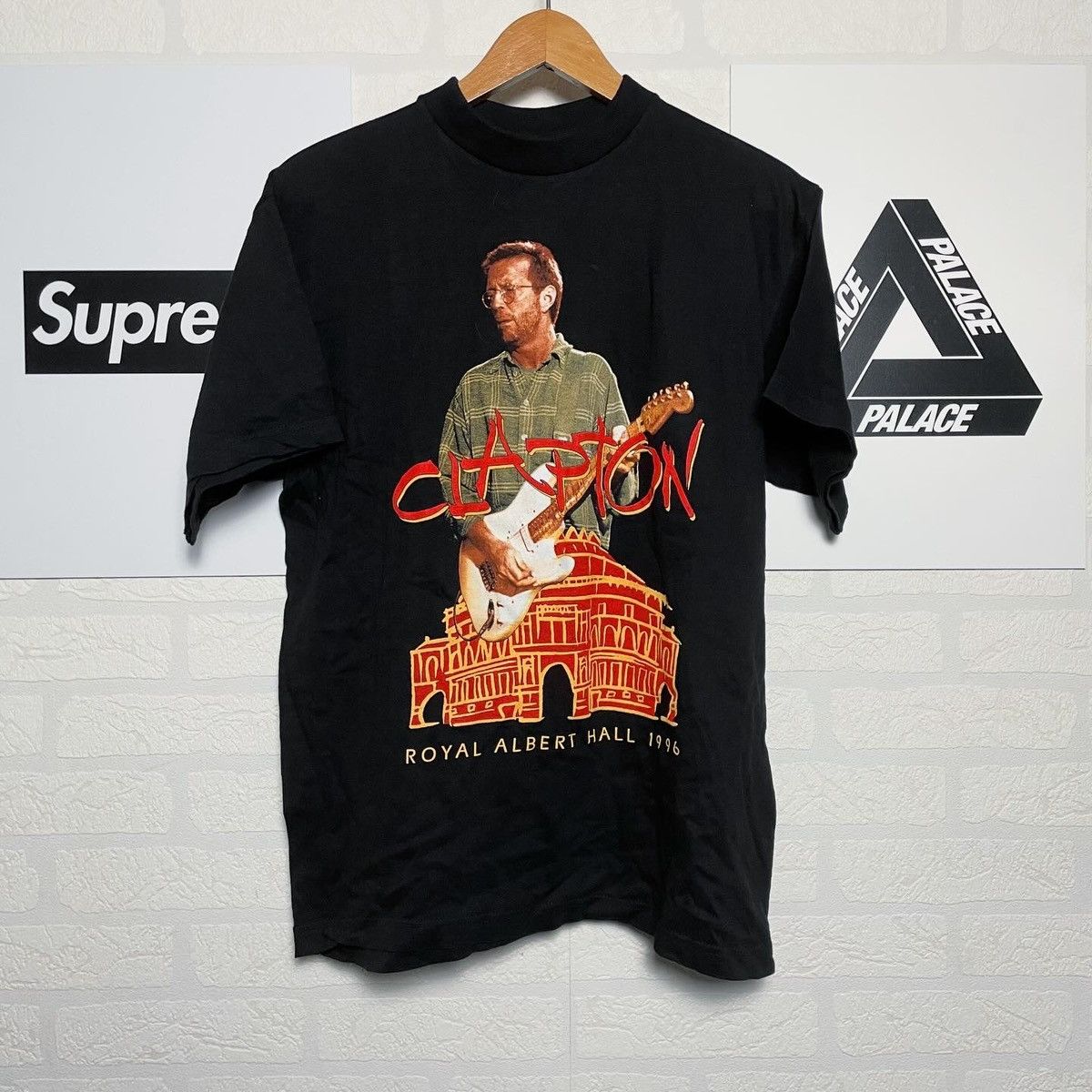 Band Tees × Vintage Rare !1996 Eric Clapton royal Albert hall Tour merch t-shirt Size US M / EU 48-50 / 2 - 1 Thumbnail