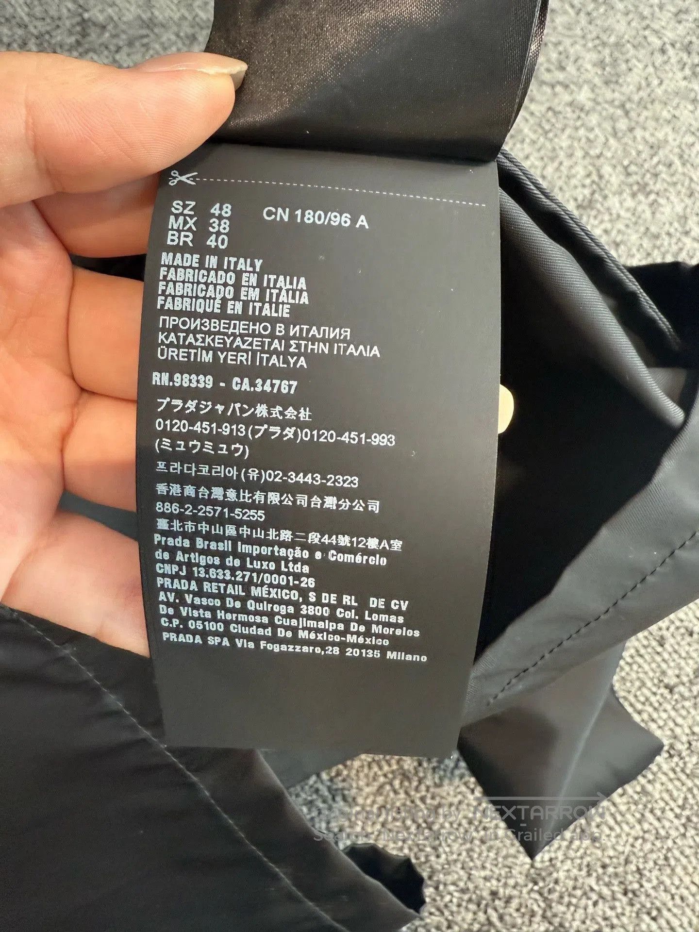 Prada Prada Black Jacket 48 Made in Italy. Size US M / EU 48-50 / 2 - 4 Thumbnail