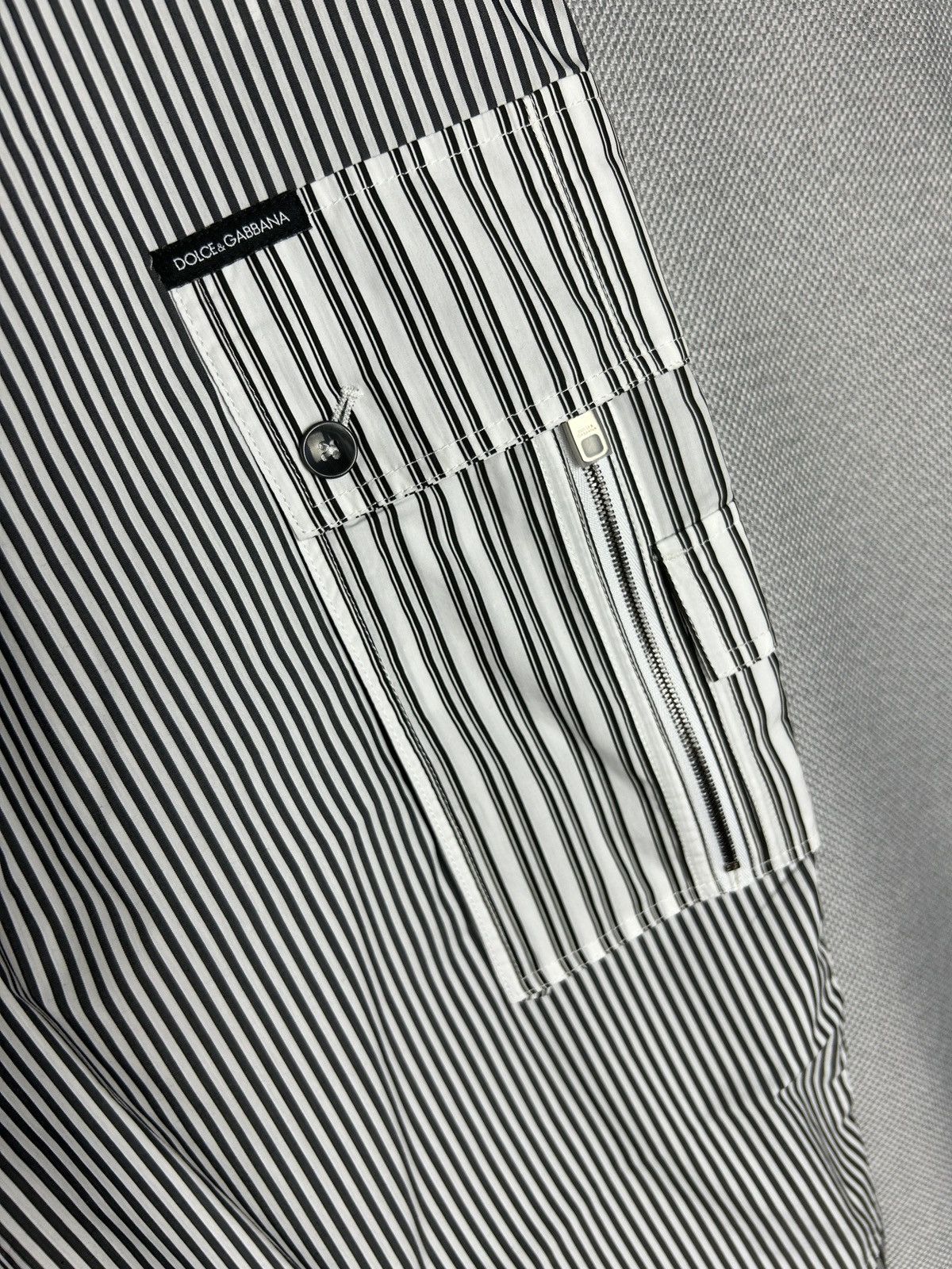 Dolce & Gabbana Dolce & Gabbana striped cargo set shirt+pants Size US 36 / EU 52 - 18 Thumbnail