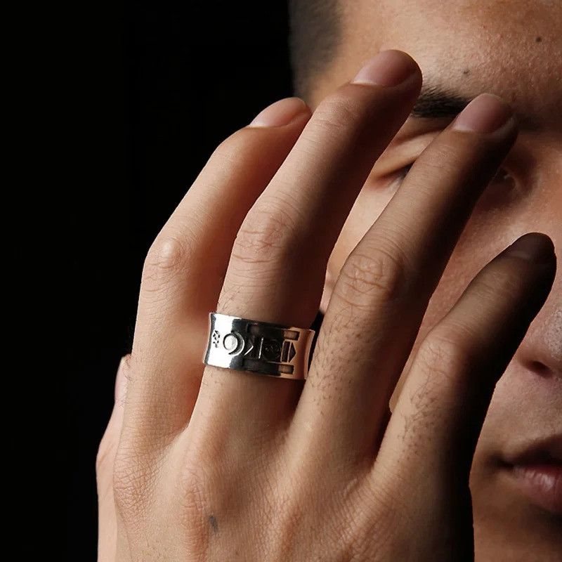 Jewelry × Vintage Gothic Open Ring Size ONE SIZE - 3 Thumbnail