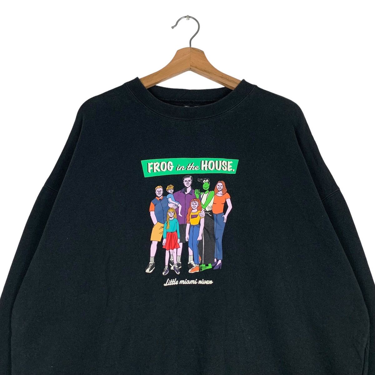 Japanese Brand FREAK’S STORE Frog in the House Graphic Sweatshirt #0687-C32 Size US L / EU 52-54 / 3 - 2 Thumbnail