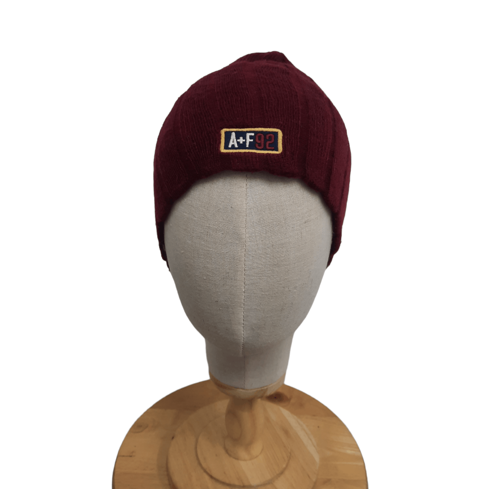 Abercrombie & Fitch 🔥Abercrombie & fitch logo patch pull on beanie hat Size ONE SIZE - 1 Thumbnail