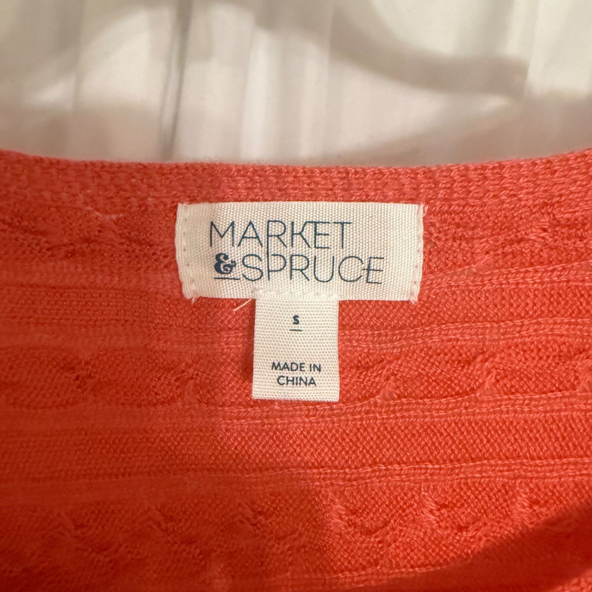 Other Market & Spruce Reviera Coral Cable Knit Dolman 3/4 Sweater Size S / US 4 / IT 40 - 7 Thumbnail