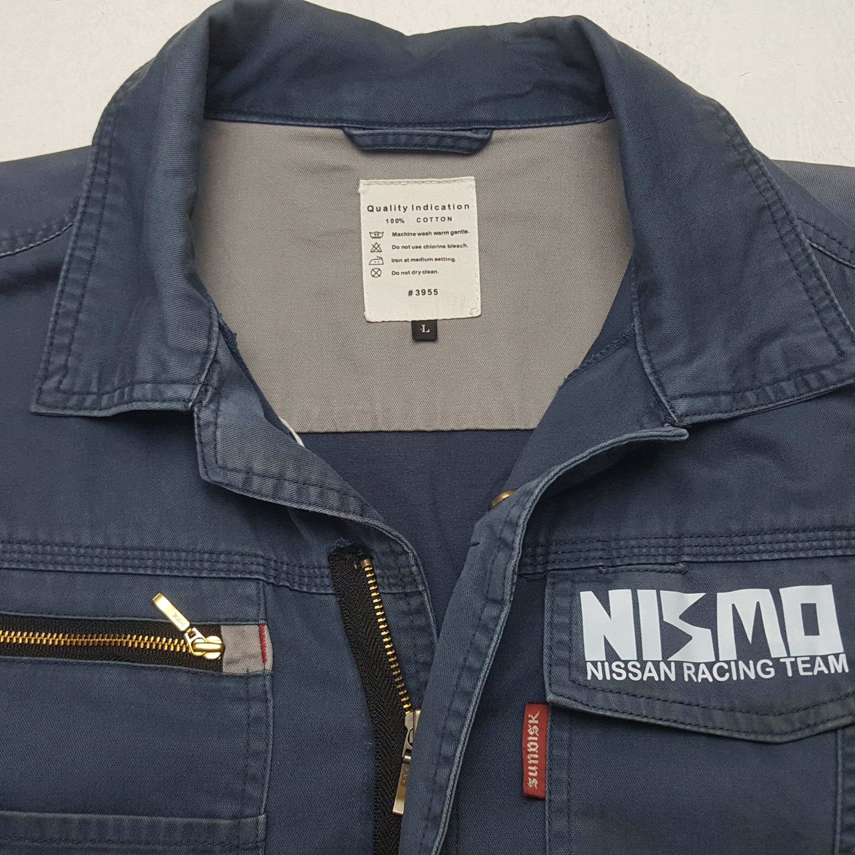 Japanese Brand × Vintage Vintage Nismo Racing Custom Worker Sport Coverall Jacket Size US M / EU 48-50 / 2 - 9 Thumbnail