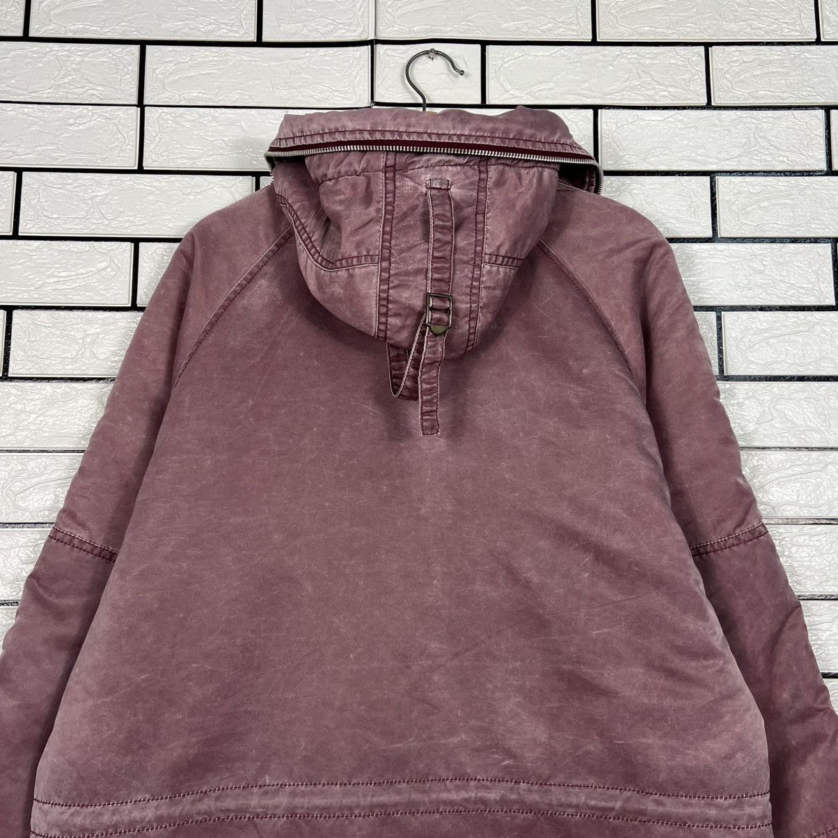 Vintage PARACHUTING Maroon Parka Fullzip Hooded Jacket #3963-C180 Size US L / EU 52-54 / 3 - 19 Thumbnail