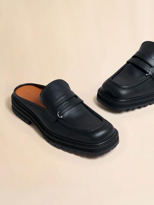 Marni o1w1db10326 Leather Mules in Black Size US 11 / EU 44 - 2 Thumbnail