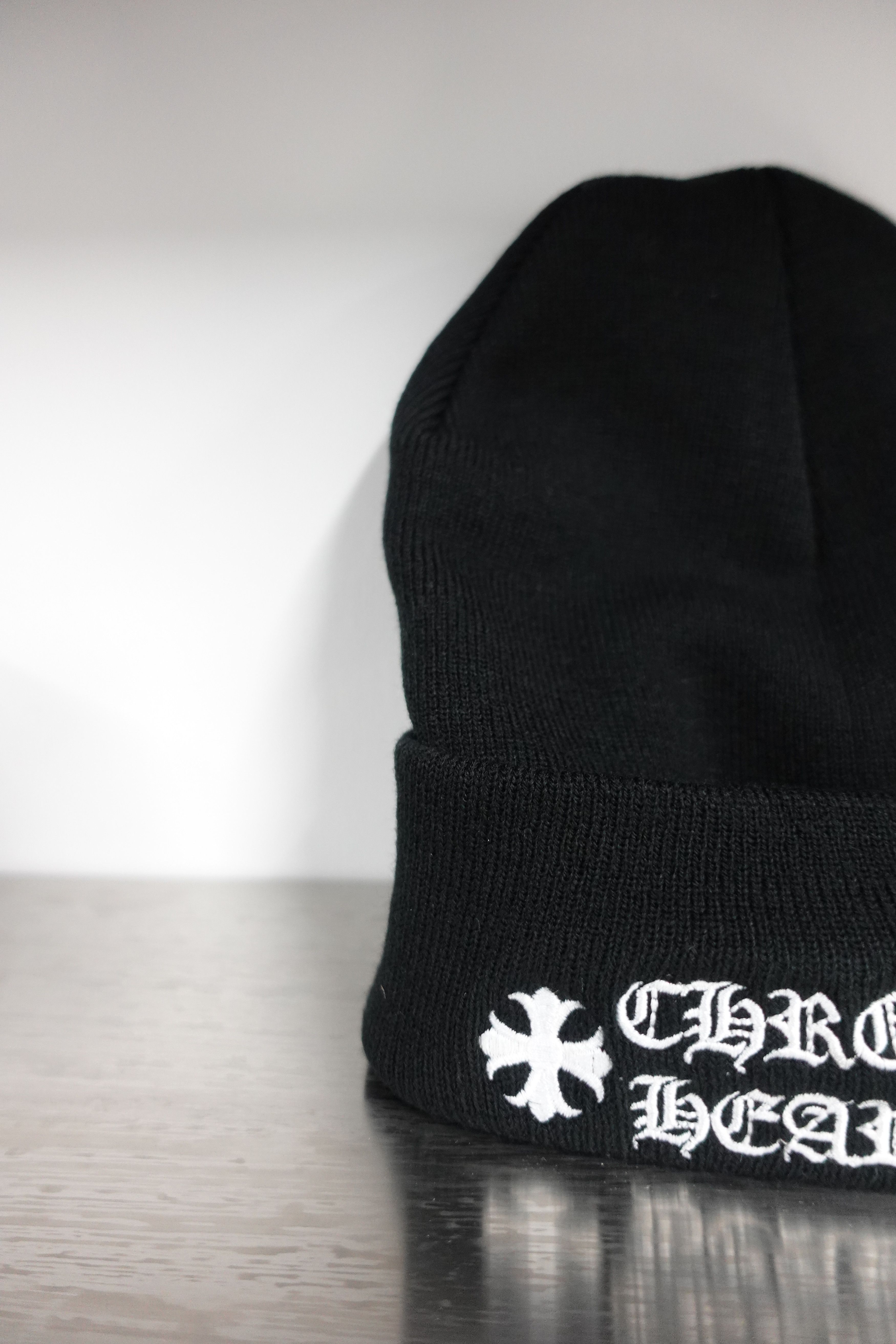 Chrome Hearts CHROME HEARTS EMBROIDERY BEANIE BLACK WHITE Size ONE SIZE - 2 Thumbnail
