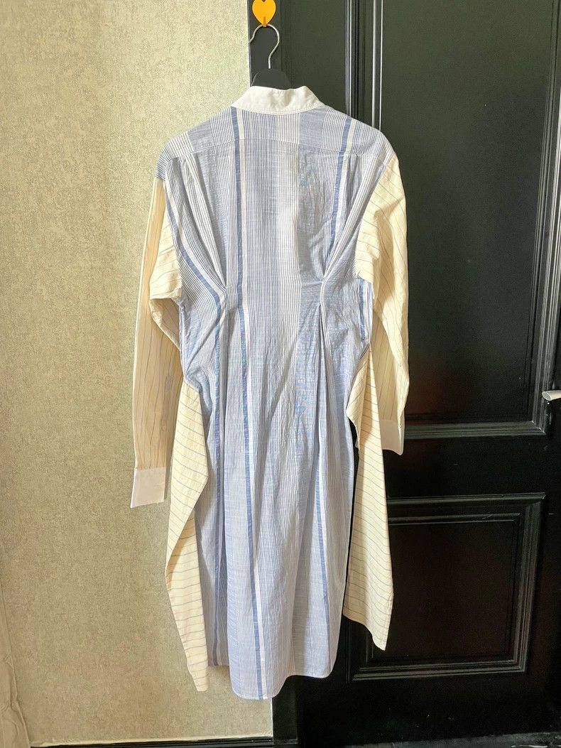 Loewe LOEWE Patchwork material shirt dress Size XXS / US 00 / IT 34 - 3 Thumbnail