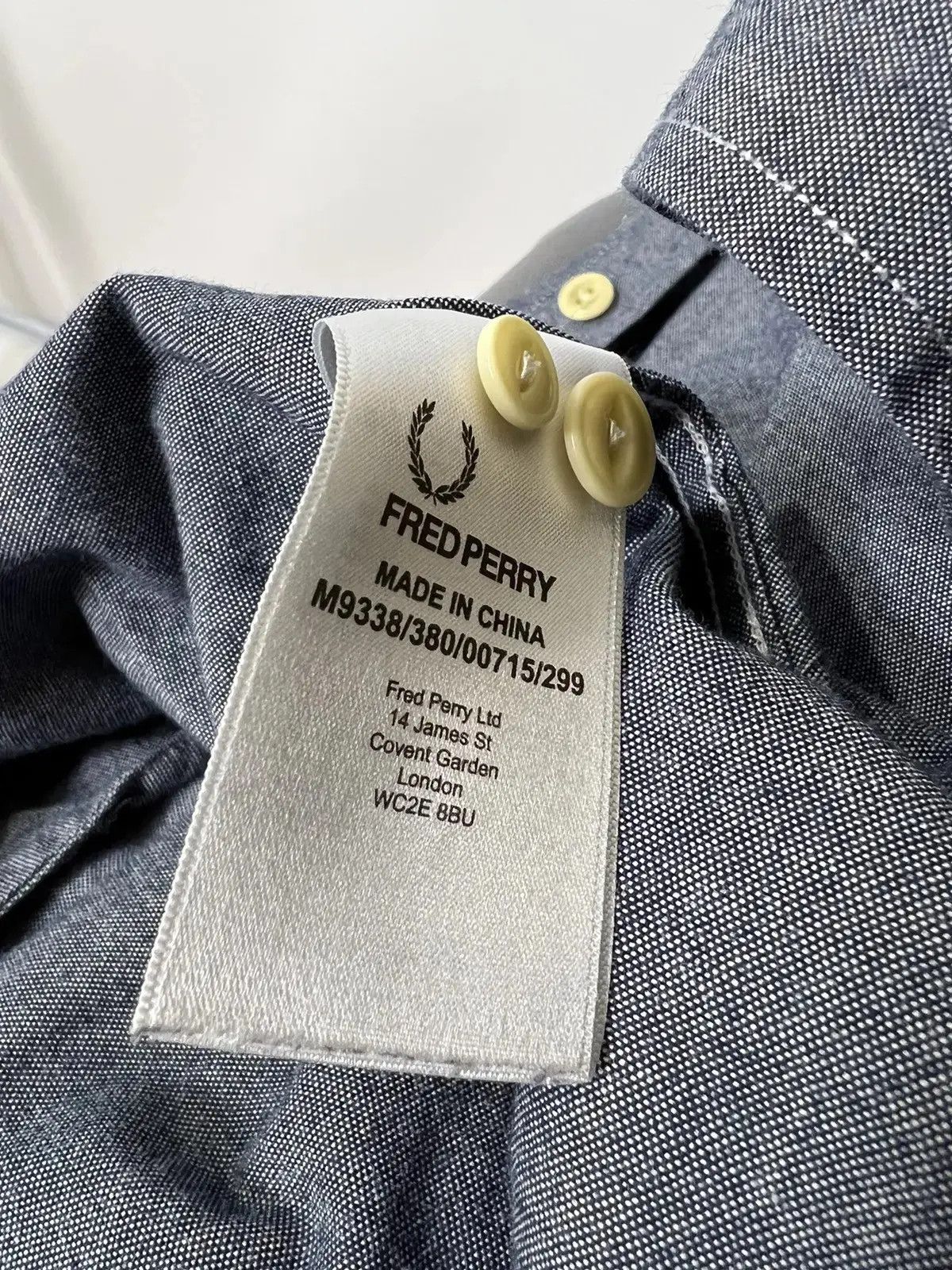 Designer × Fred Perry Fred Perry men’s long sleeve shirt Size US S / EU 44-46 / 1 - 4 Thumbnail