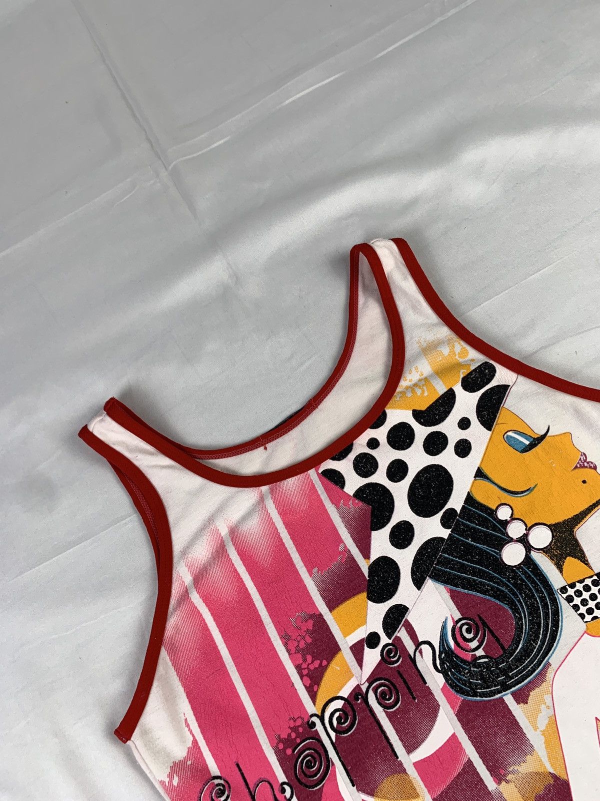 Japanese Brand y2k Issue of Dance Girl Graphic Shopping Tank Top Size S / US 4 / IT 40 - 9 Thumbnail