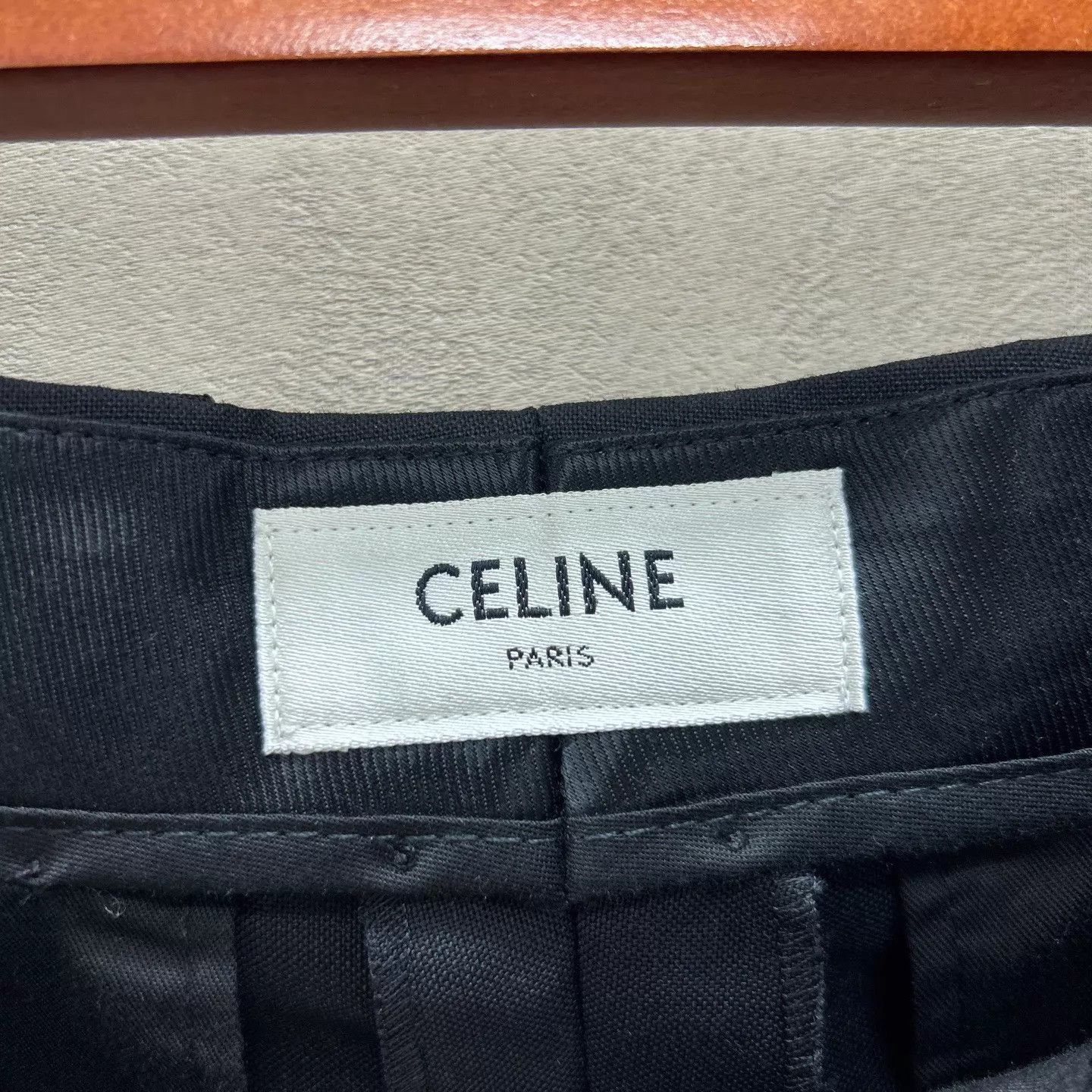Celine Celine New With Tags Black Side Silk Pants Size 36 Size 26" / US 2 / IT 38 - 3 Thumbnail