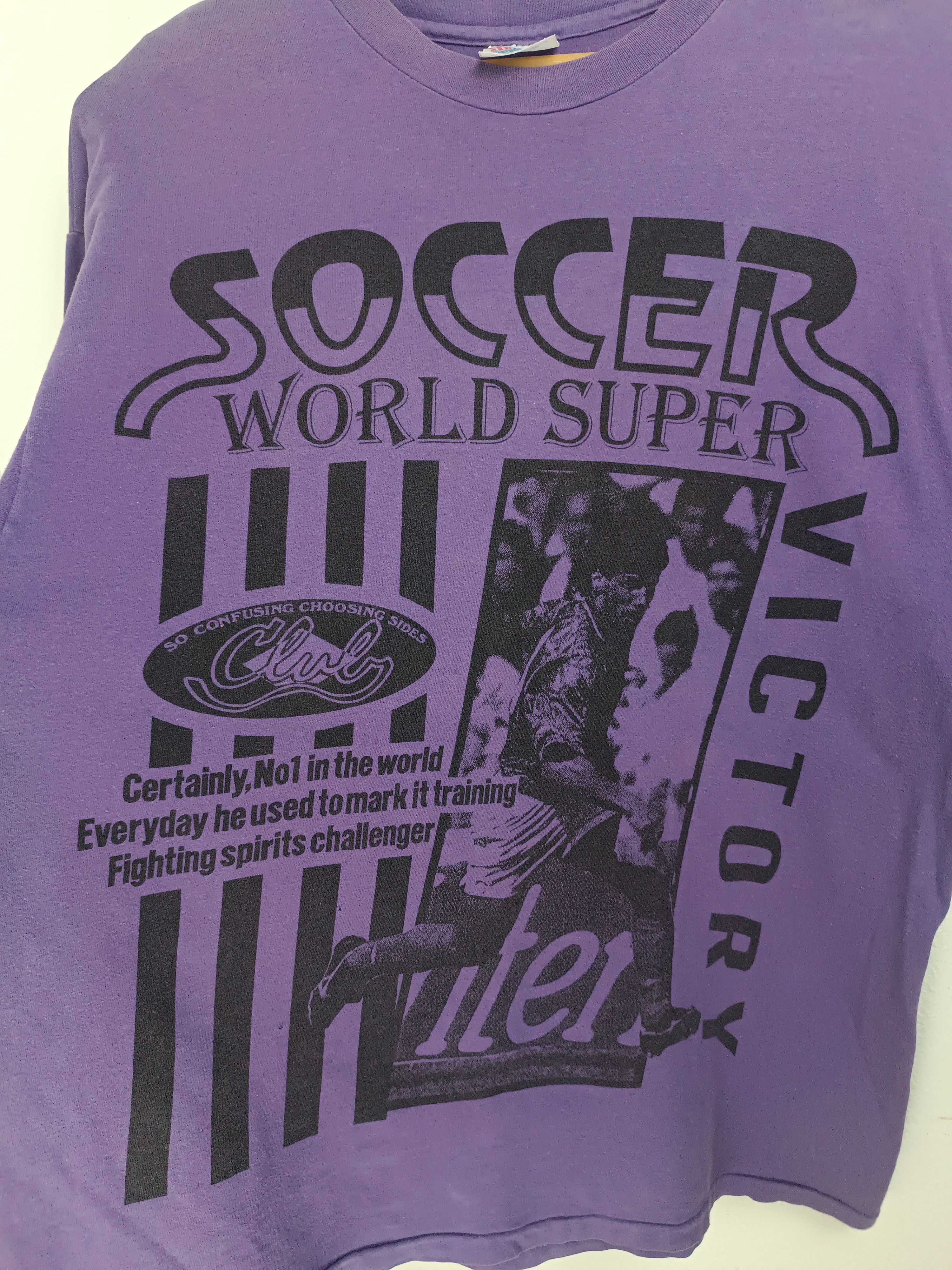 Vintage VINTAGE 90s SOCCER WORLD FOOTBALL FIFA UEFA MADRID VERY RARE Size US XL / EU 56 / 4 - 9 Thumbnail