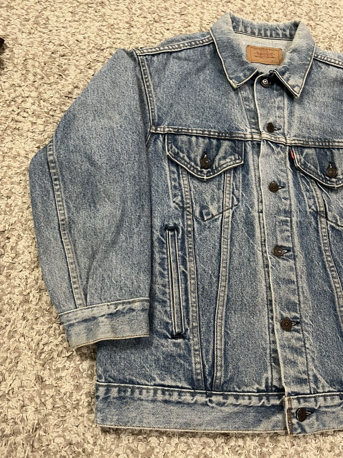 Levi's SALE‼️🔥LEVI’S 71506 USA TRUCKER 90s #527 Size US L / EU 52-54 / 3 - 2 Thumbnail