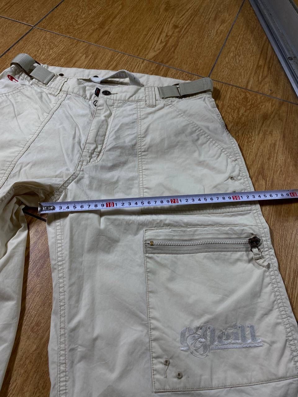 O'Neill × Vintage Crazy Y2K Oneill cargo Faded Baggy Skater Shorts Size US 32 / EU 48 - 13 Thumbnail