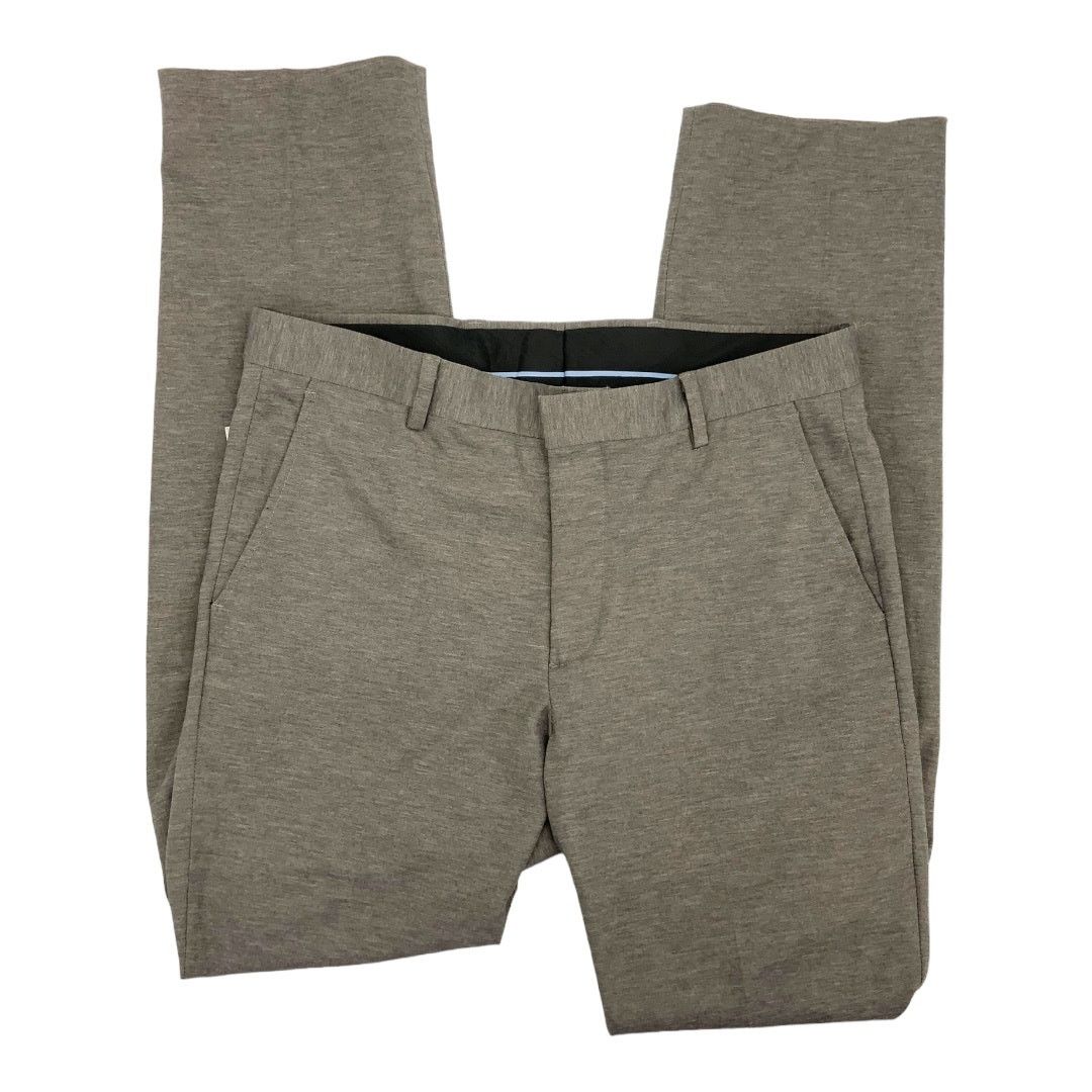 Berle Berle Gray Flat Front Dress Pant Size 34R NWT Size US 34 / EU 50 - 1 Thumbnail