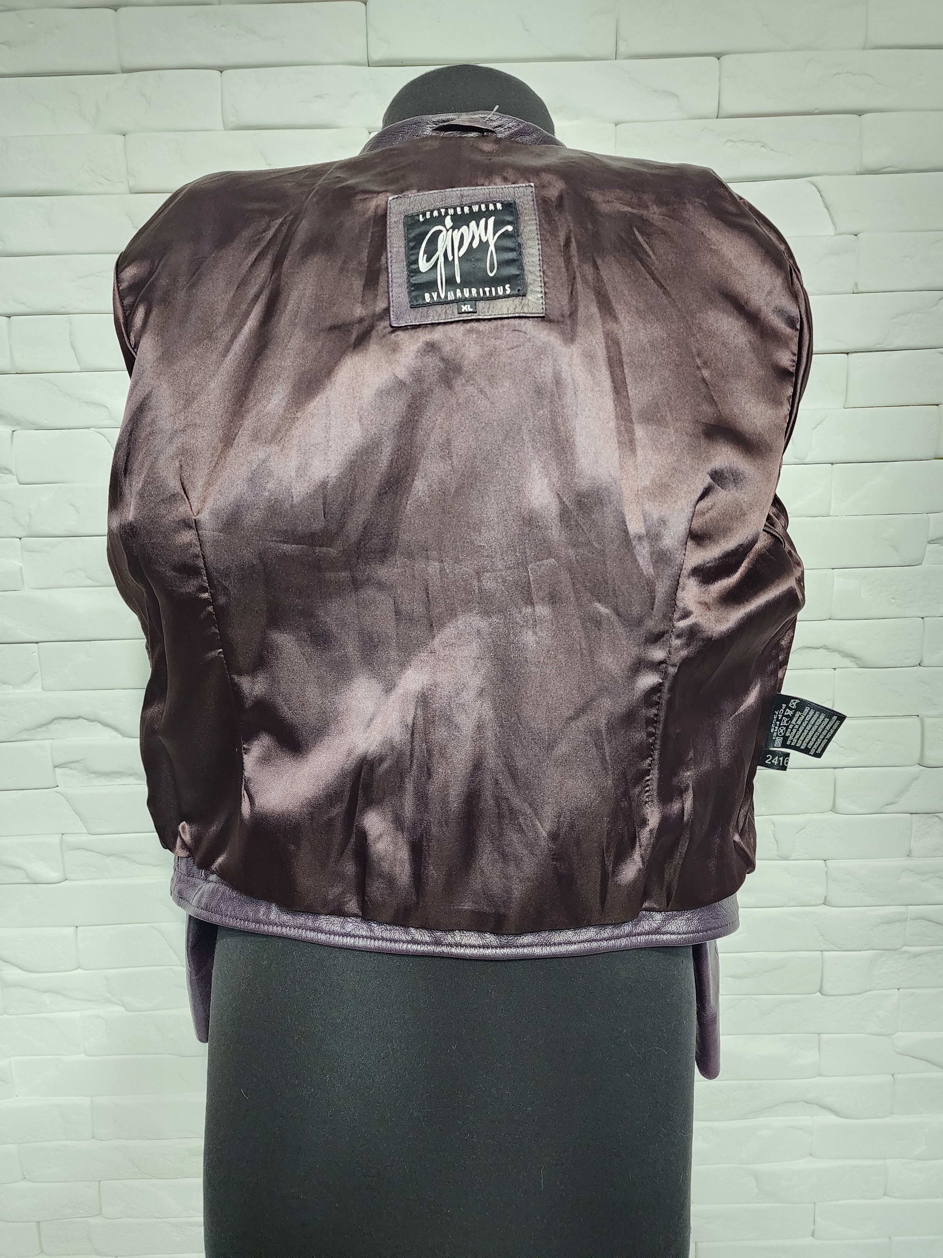 Designer Women's leather jacket. Size L / US 10 / IT 46 - 7 Thumbnail
