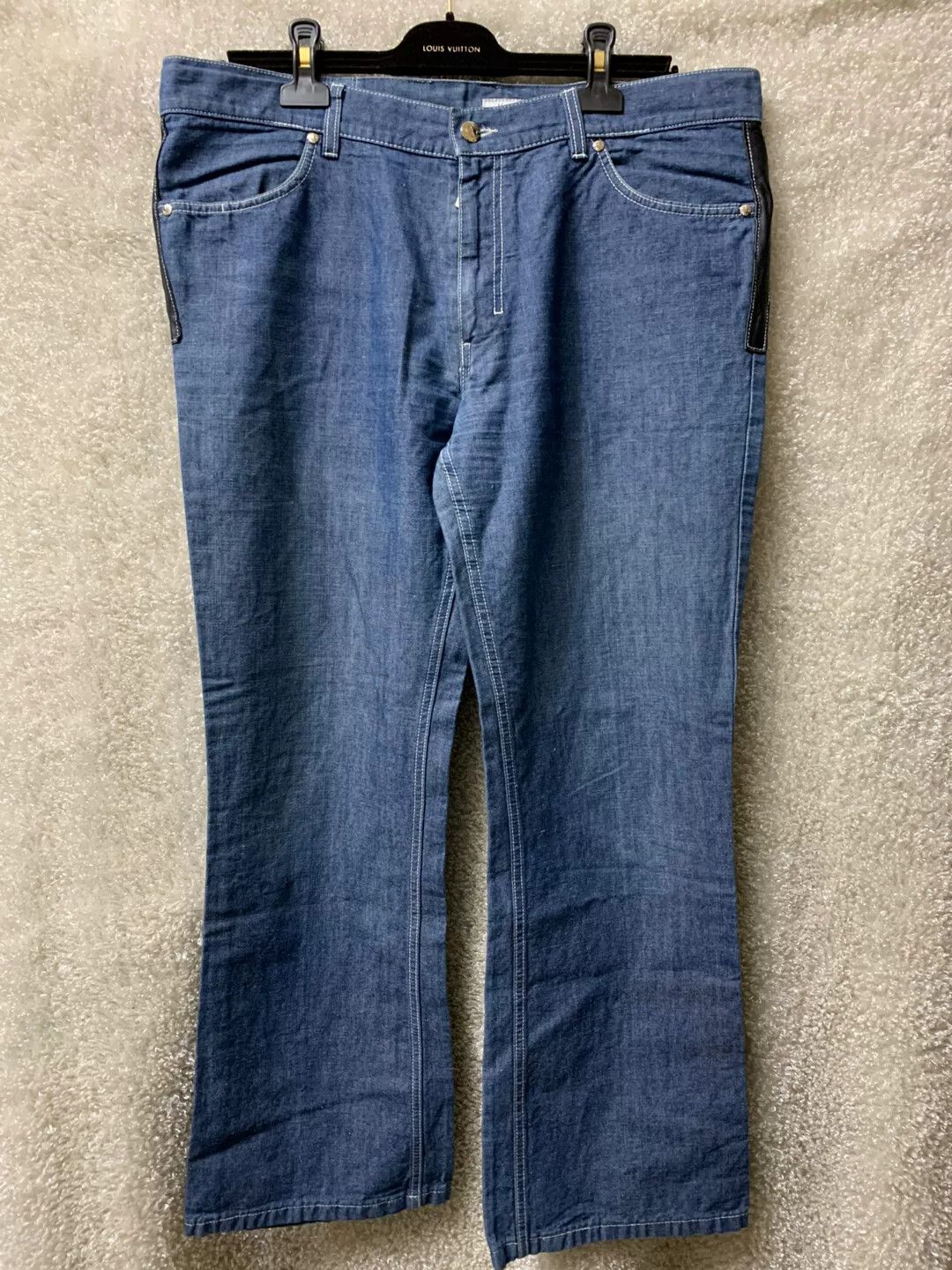 Yves Saint Laurent YSL Men's Wide-Leg Pants Size US 27 - 1 Thumbnail