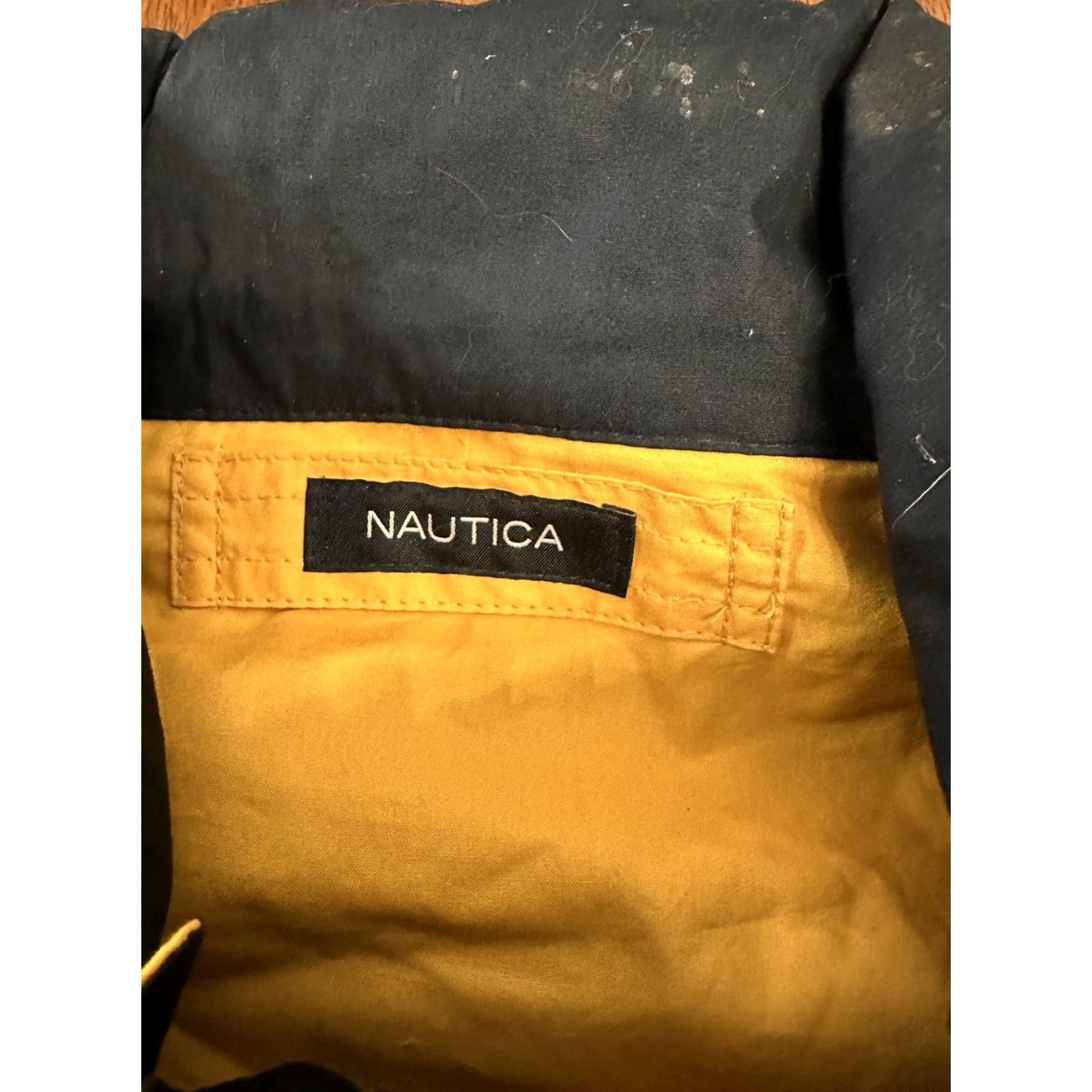 Nautica VINTAGE Nautica Jacket XL Green Reversible Full Zip Plaid Yellow Mens 90s Size US XL / EU 56 / 4 - 4 Thumbnail