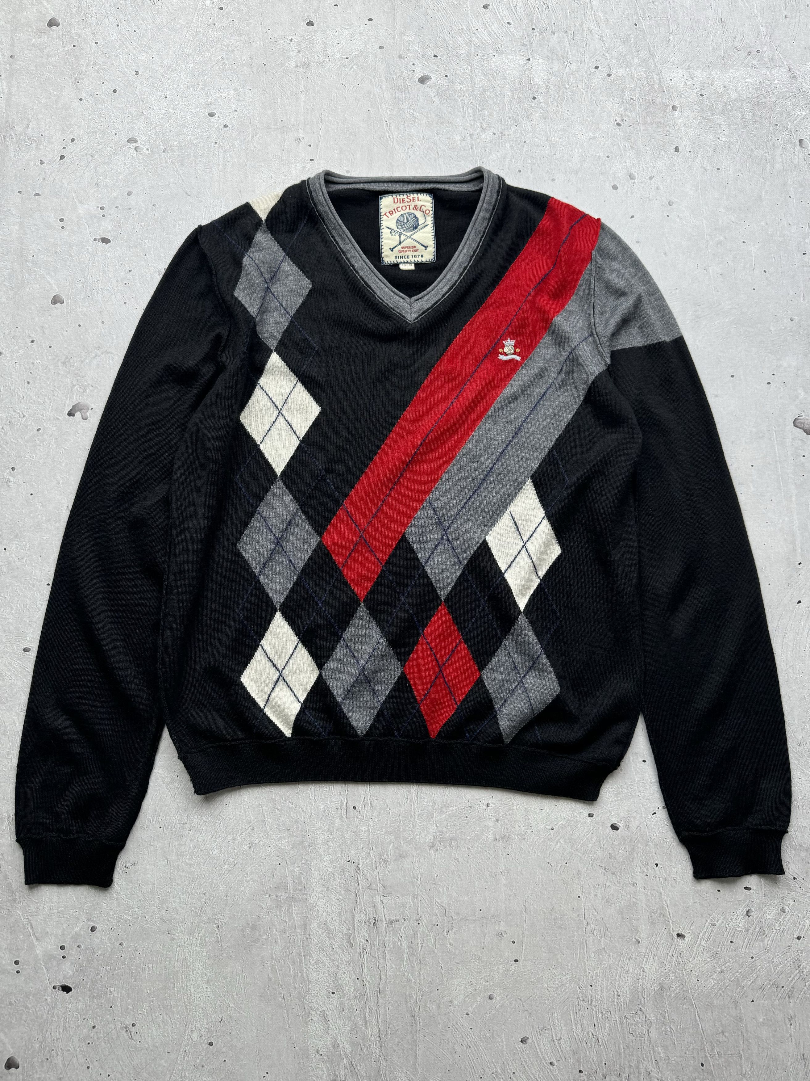 Diesel Diesel Vintage Wool Sweater Size US XL / EU 56 / 4 - 1 Thumbnail