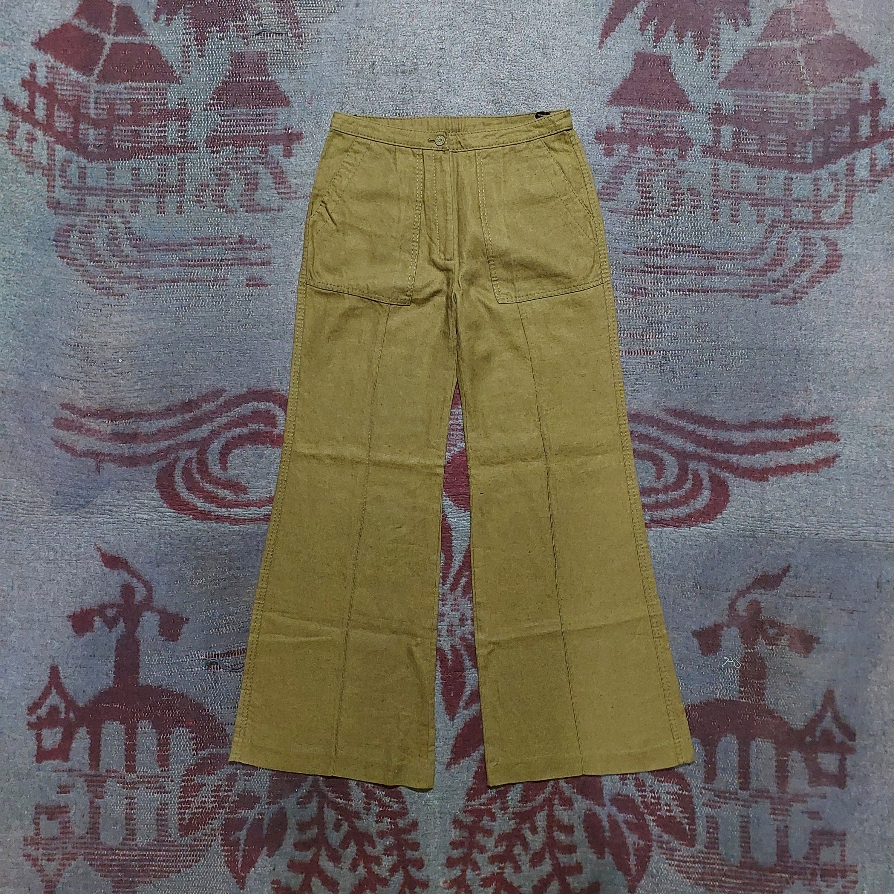 GOA La moda goji wide fatique lined flared pants Size US 28 / EU 44 - 1 Thumbnail
